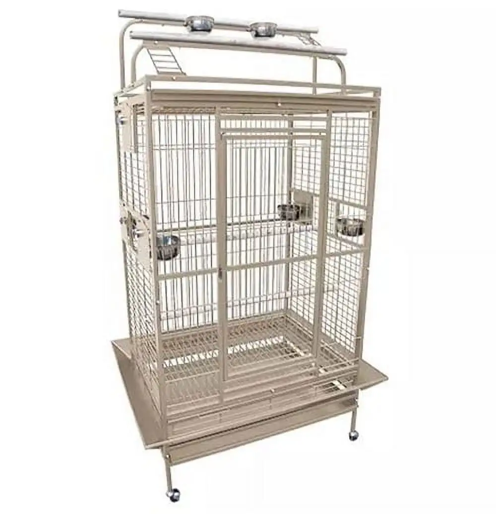 Kings Cages 8003628 Play Pen Bird Cage. (Sandstone.)