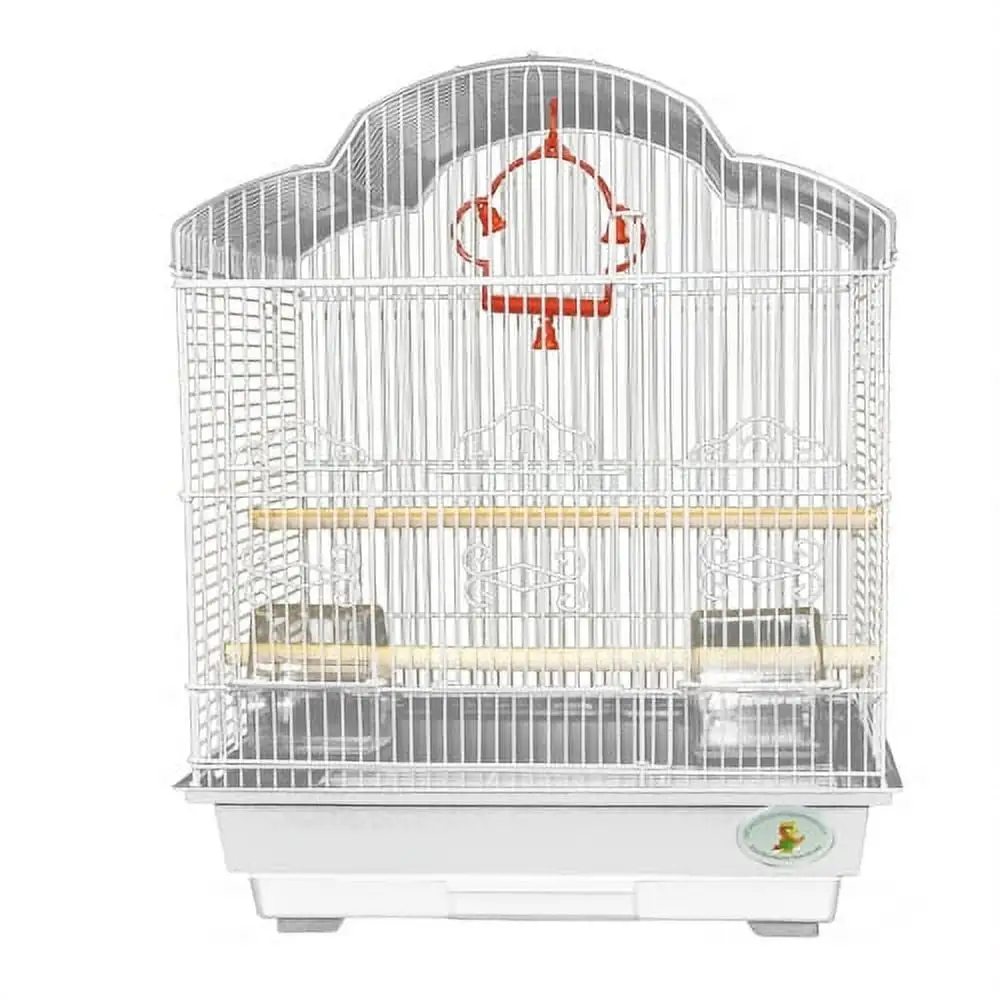 Kings Cages ES 1814 03 Petite Bird Cage 22X18X14 (White)