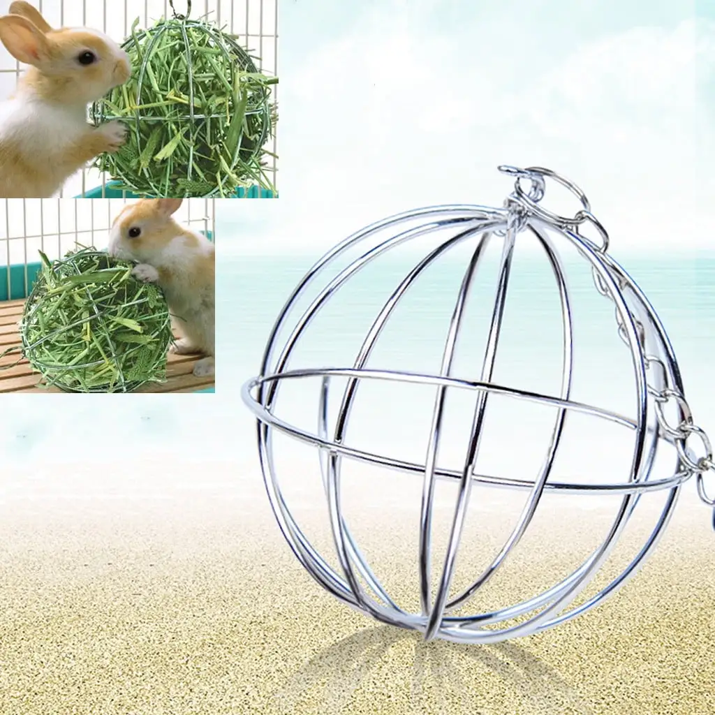 Kiplyki Wholesale Sphere Feed Dispenser Hanging Ball Toy Guinea Pig Hamster Rat Rabbit Pet Supply