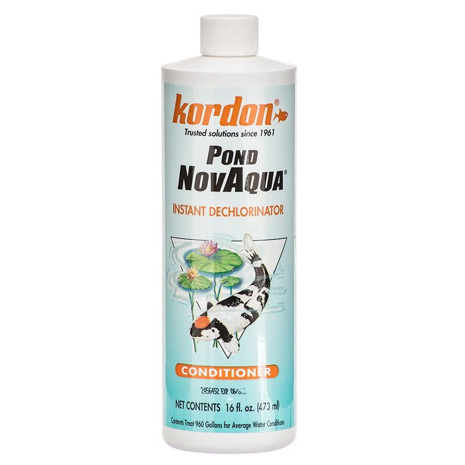 Kordon Pond NovAqua - Instant Dechlorinator & Water Conditioner 16 oz - (Treats 960 Gallons)