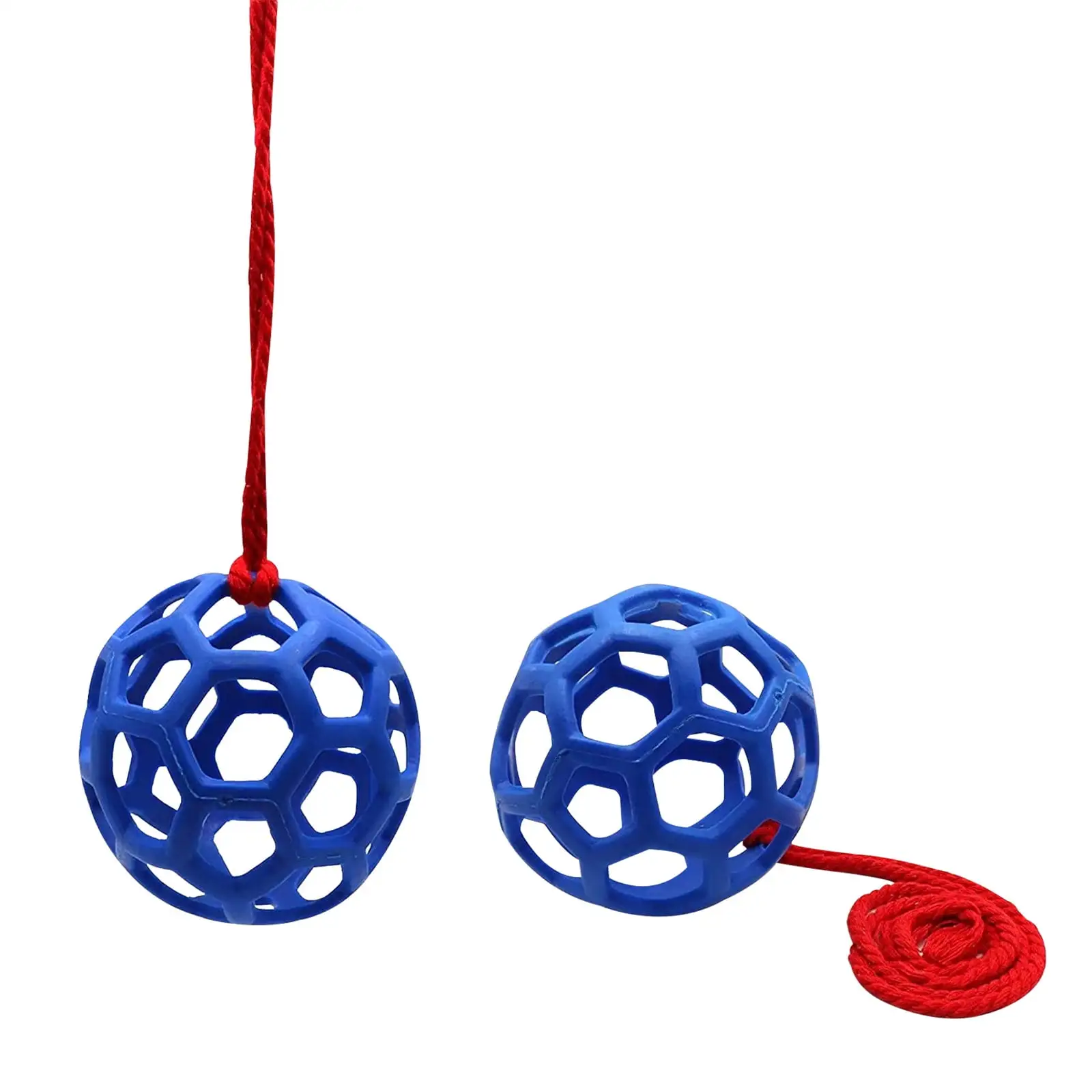 Kotyreds Horse Treat Ball Hay Feeder Toy Hanging Feeding Toy for Horse Stable (Blue)