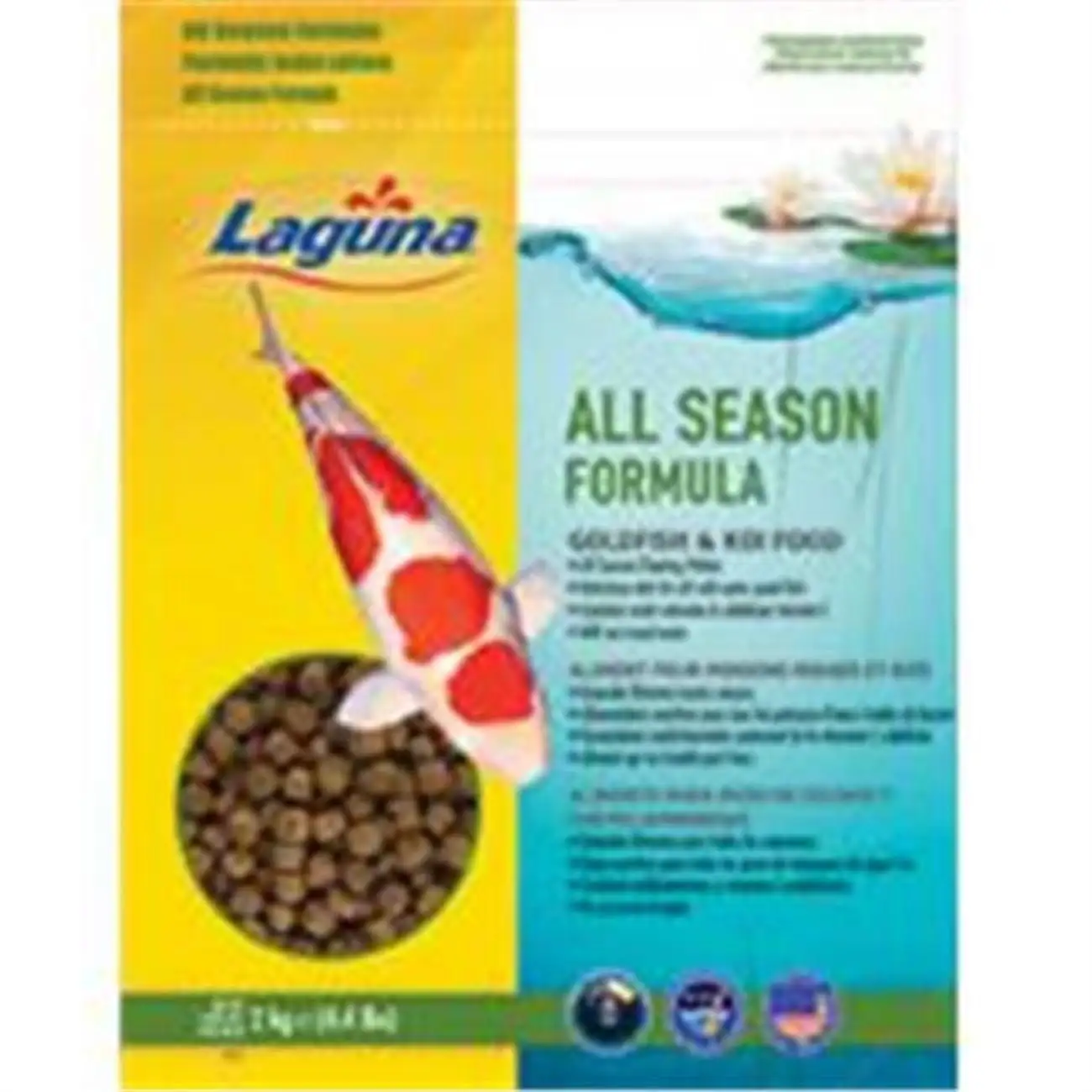 LAGUNA WATER GARDEN-PT84 All Season Goldfish And Koi Floating Pellet Food Silver