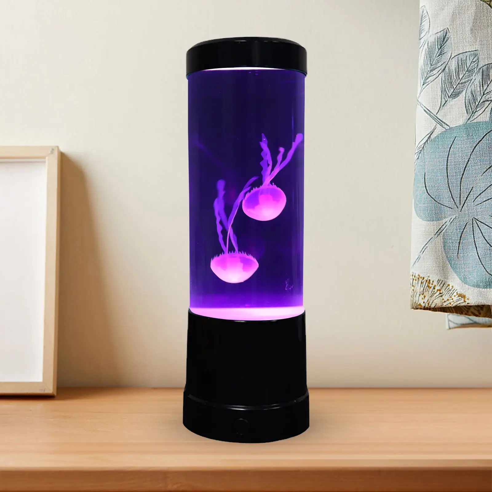 LED Dream Jellyfish - Round Real Jellyfish Aquarium - 7 Colors Setting Jellyfish Tank Mood - Jellyfish Tank Decoration for Home Office Decorat. Must Have Household Items