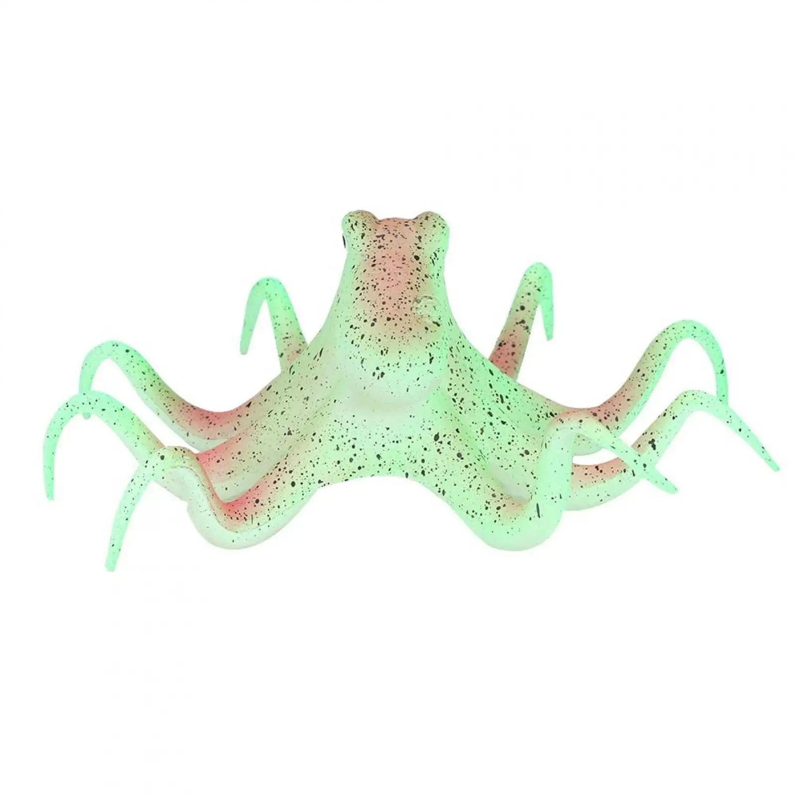 LYUMO Silicone Octopus. Fish Tank Octopus.Silicone Artificial Fluorescent Simulation Octopus Aquarium Fish Tank Decoration