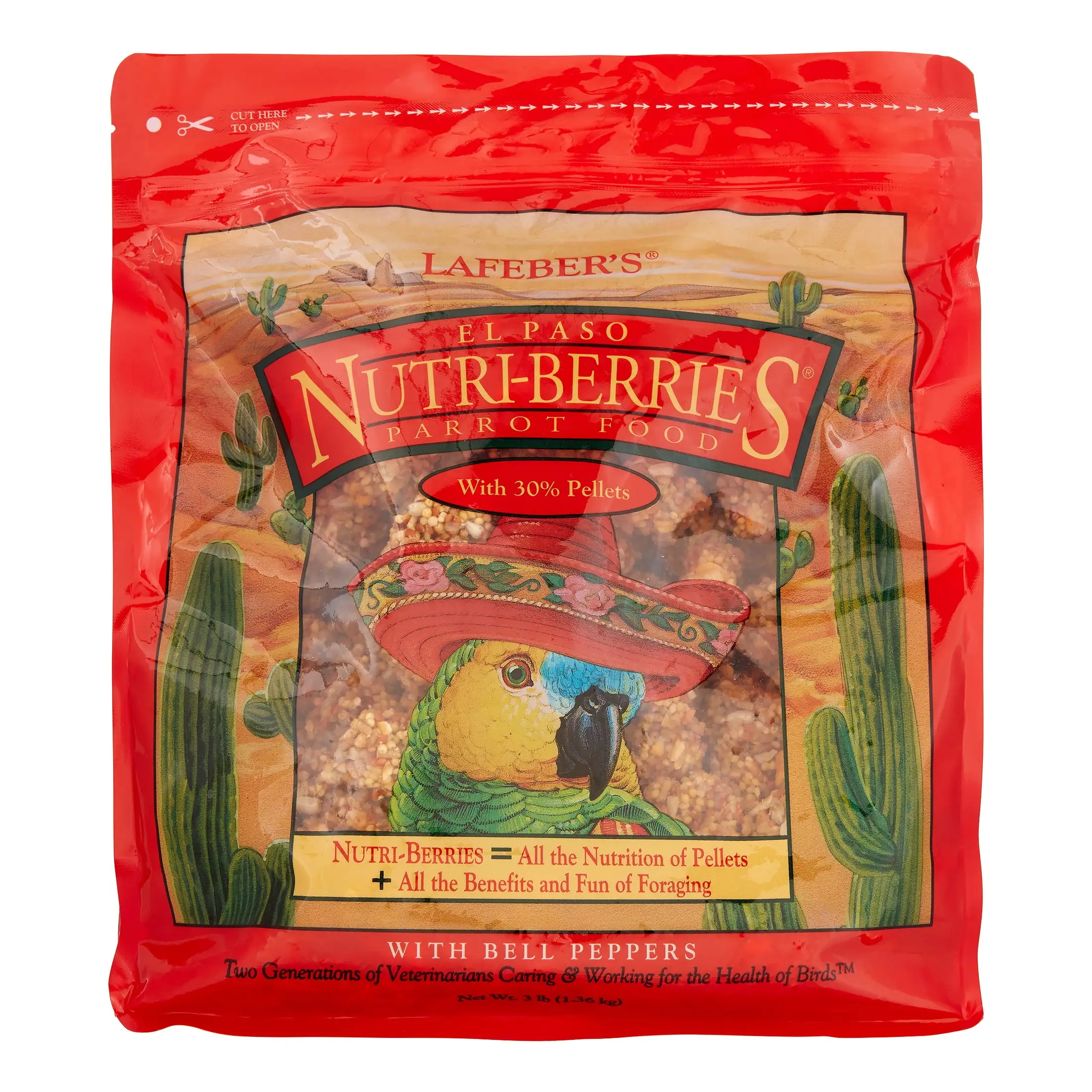 Lafeber Company El Paso Nutri Berries Parrot Food. 3 Lbs