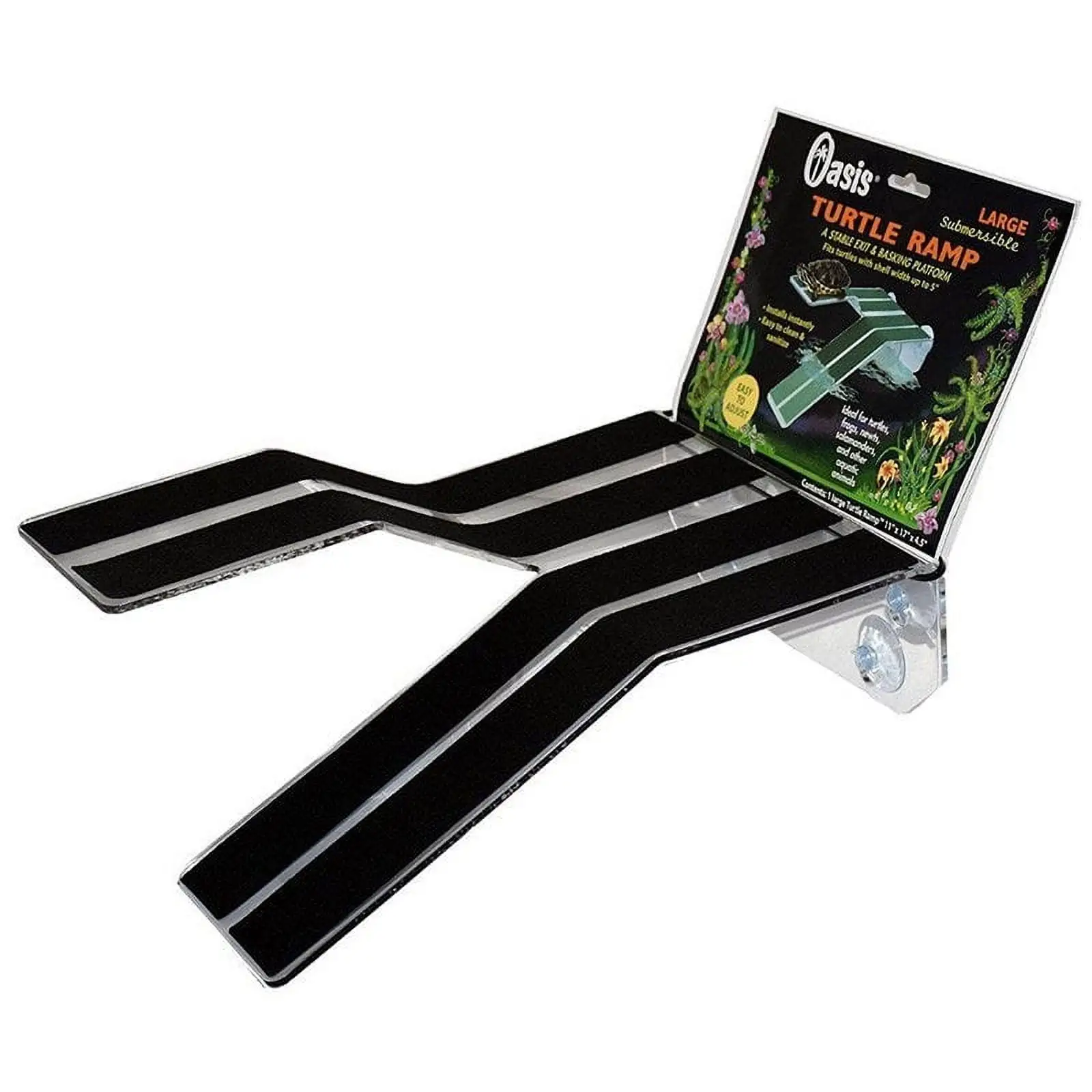 Kordon Turtle Ramp. Green/Clear. 1 Each/Large