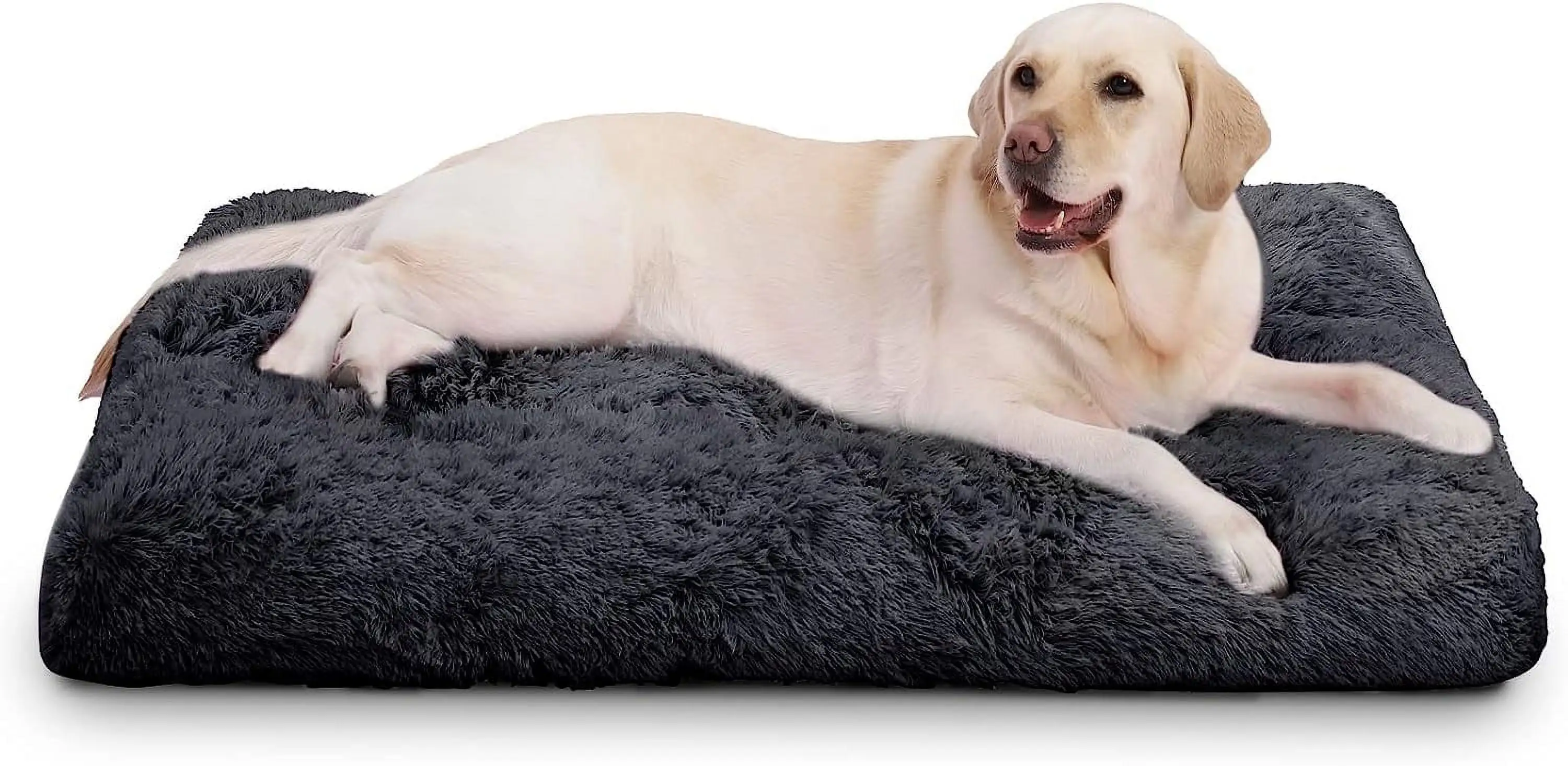 Large Dog Bed Washable Pet Bed Dog Beds for Large Dogs Plush Soft Fluffy Dog Beds 41 inch