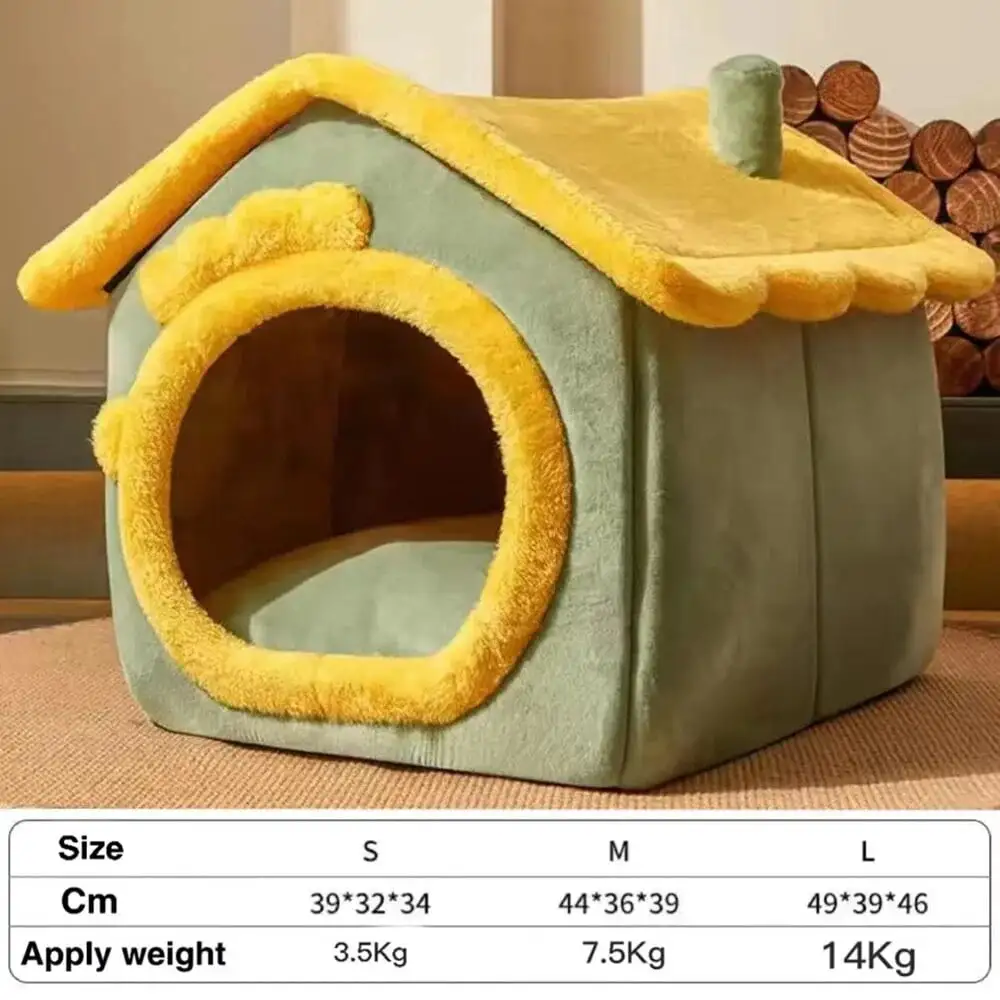 Large capacity new cat kennel Four Seasons General kennel winter warm house type dog kennel cat house removable winter cat pet s