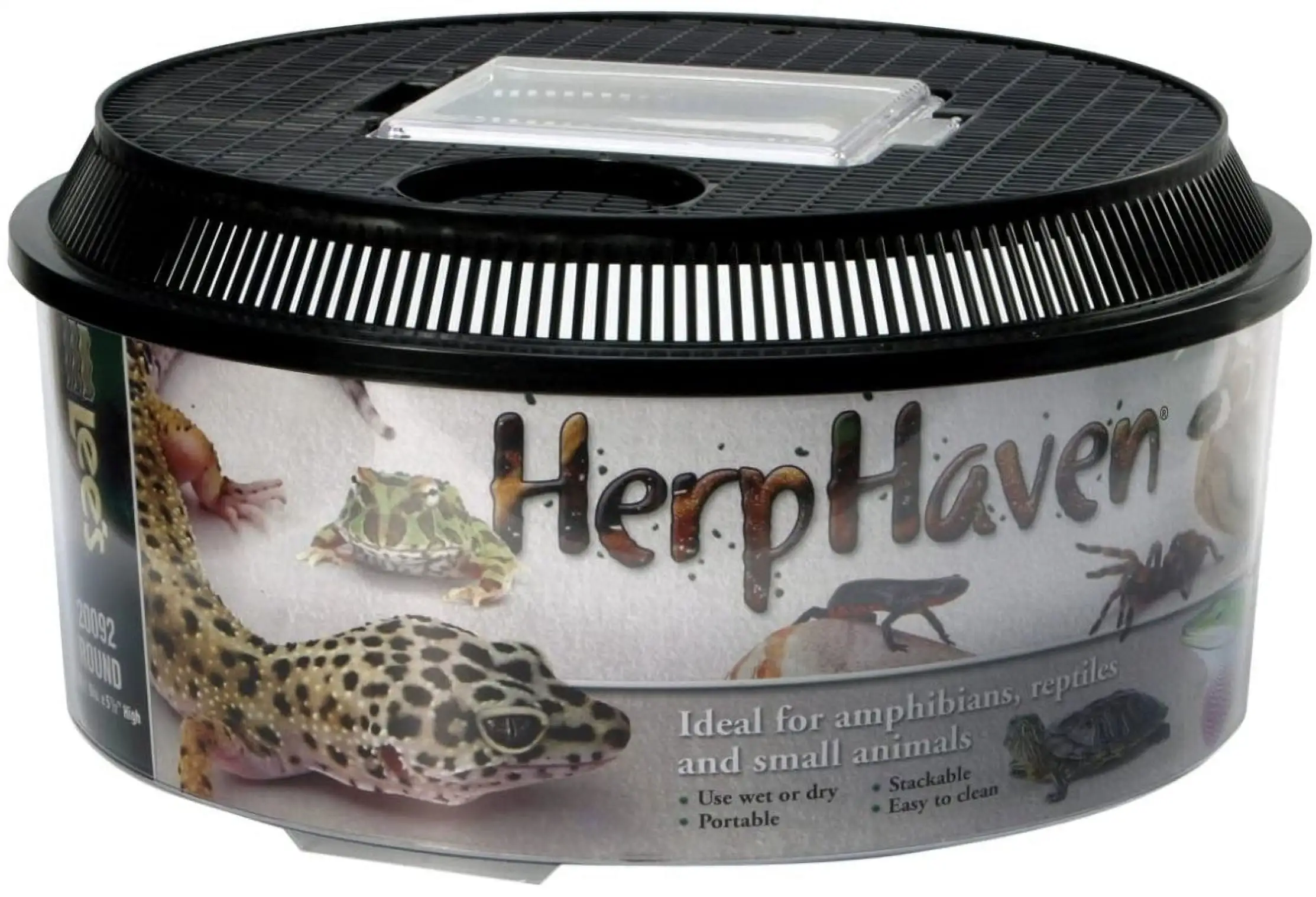 Lees HerpHaven Round Terrarium for Amphibians. Reptiles. and Small Animals