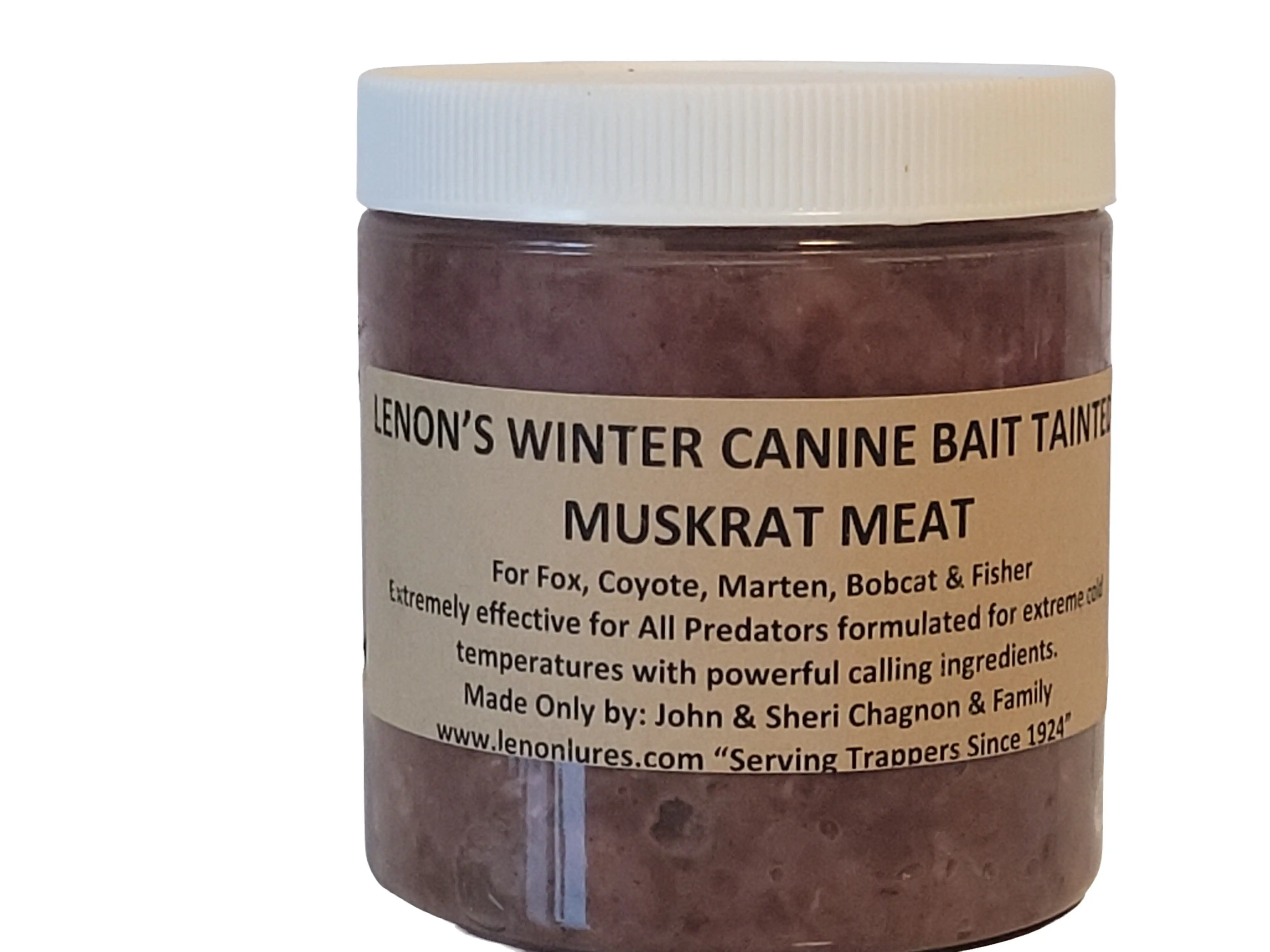 Lenon's Winter Canine Bait Tainted Muskrat Meat