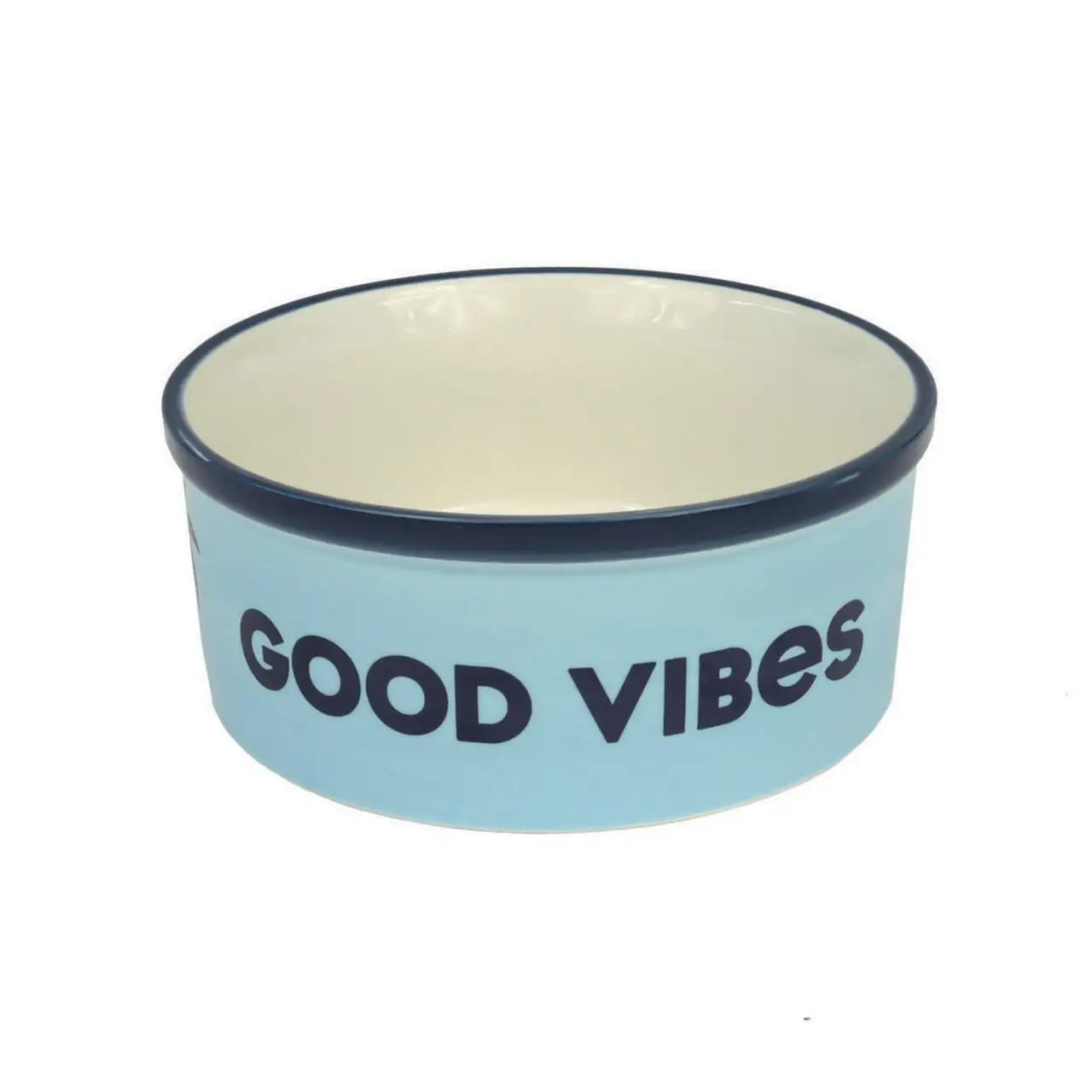 Life is Good??????? Ceramic Bowls. Light Blue. 13 oz