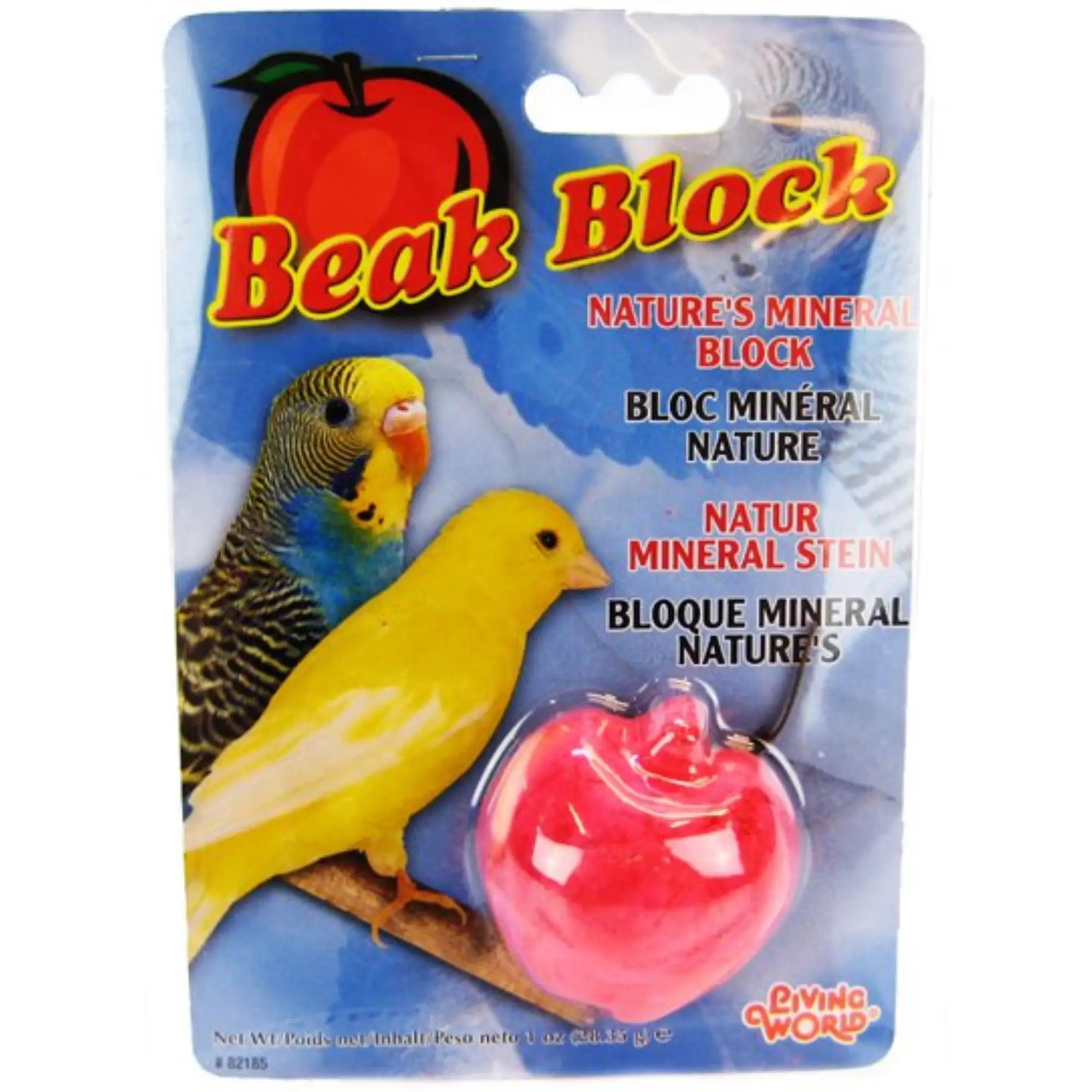 Living World Beak Block with Minerals Apple