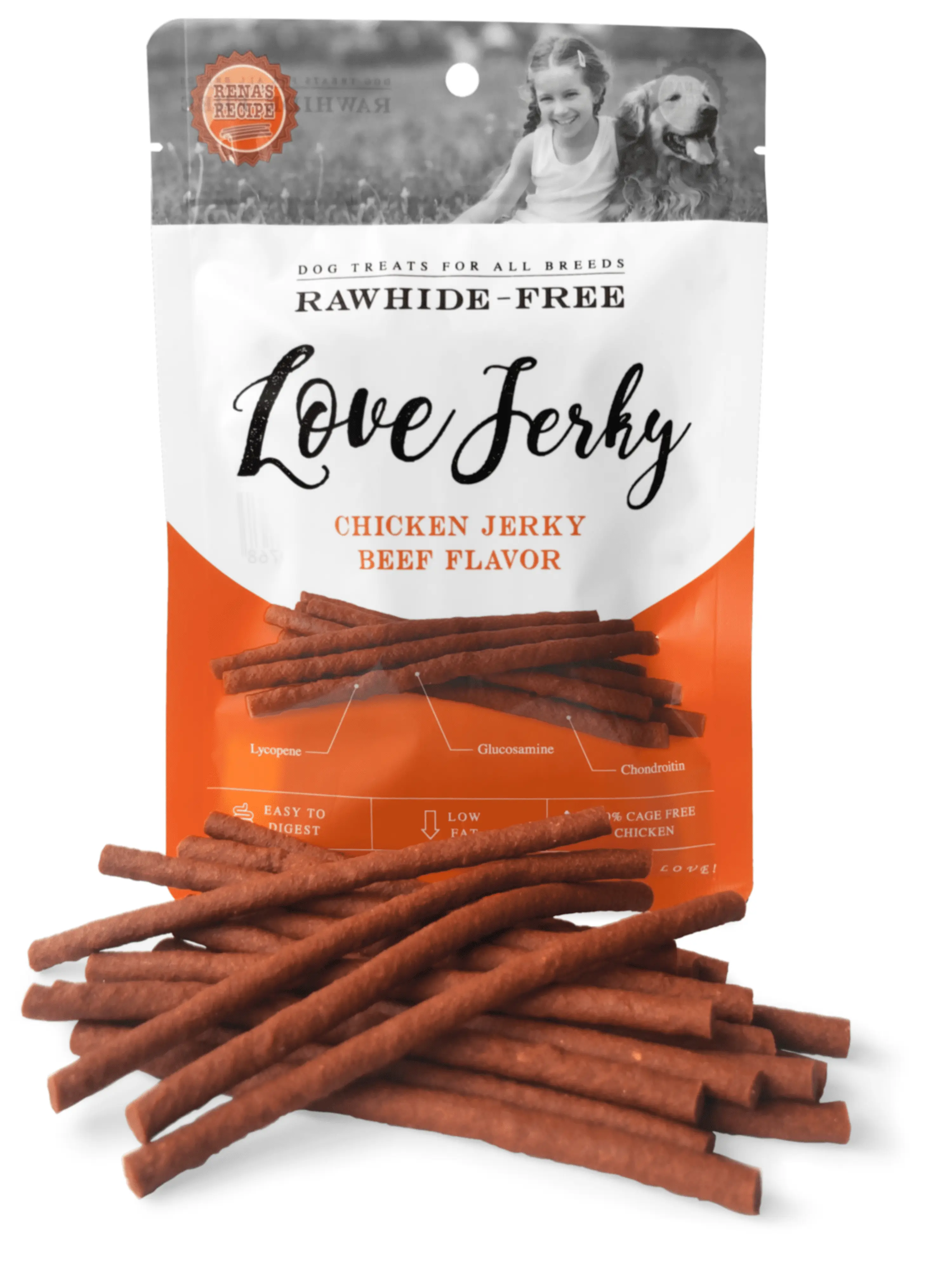 Love Jerky Chicken Jerky (Beef Flavor)