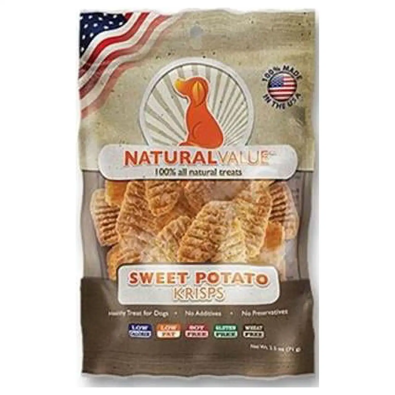 Loving Pets Natural Value Sweet Potato Krisps 2.5 Ounce