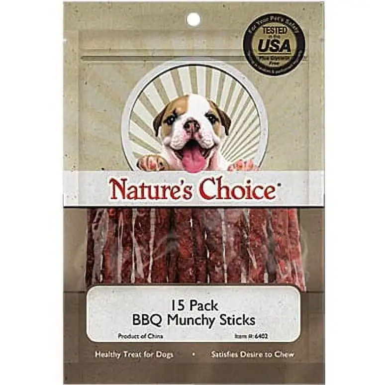 Loving Pets Nature's Choice Barbecue Munchy Sticks