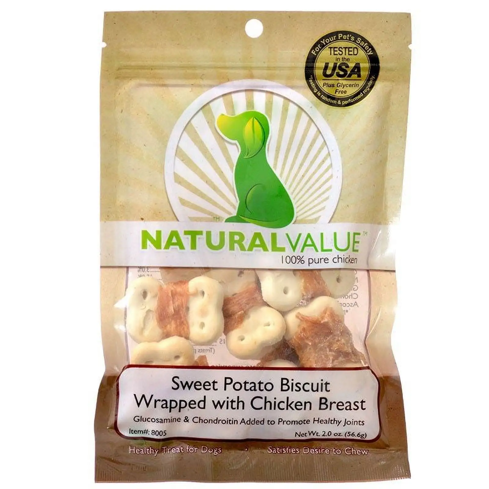 Loving Pets Nature's Choice Sweet Potato Biscuit Wrapped with Chicken Breast