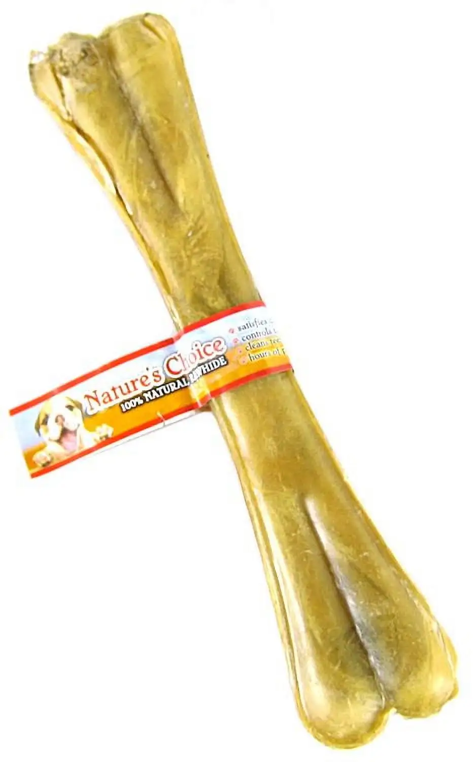 Loving Pets Natures Choice 100% Natural Rawhide Pressed 12 Bone X-Large