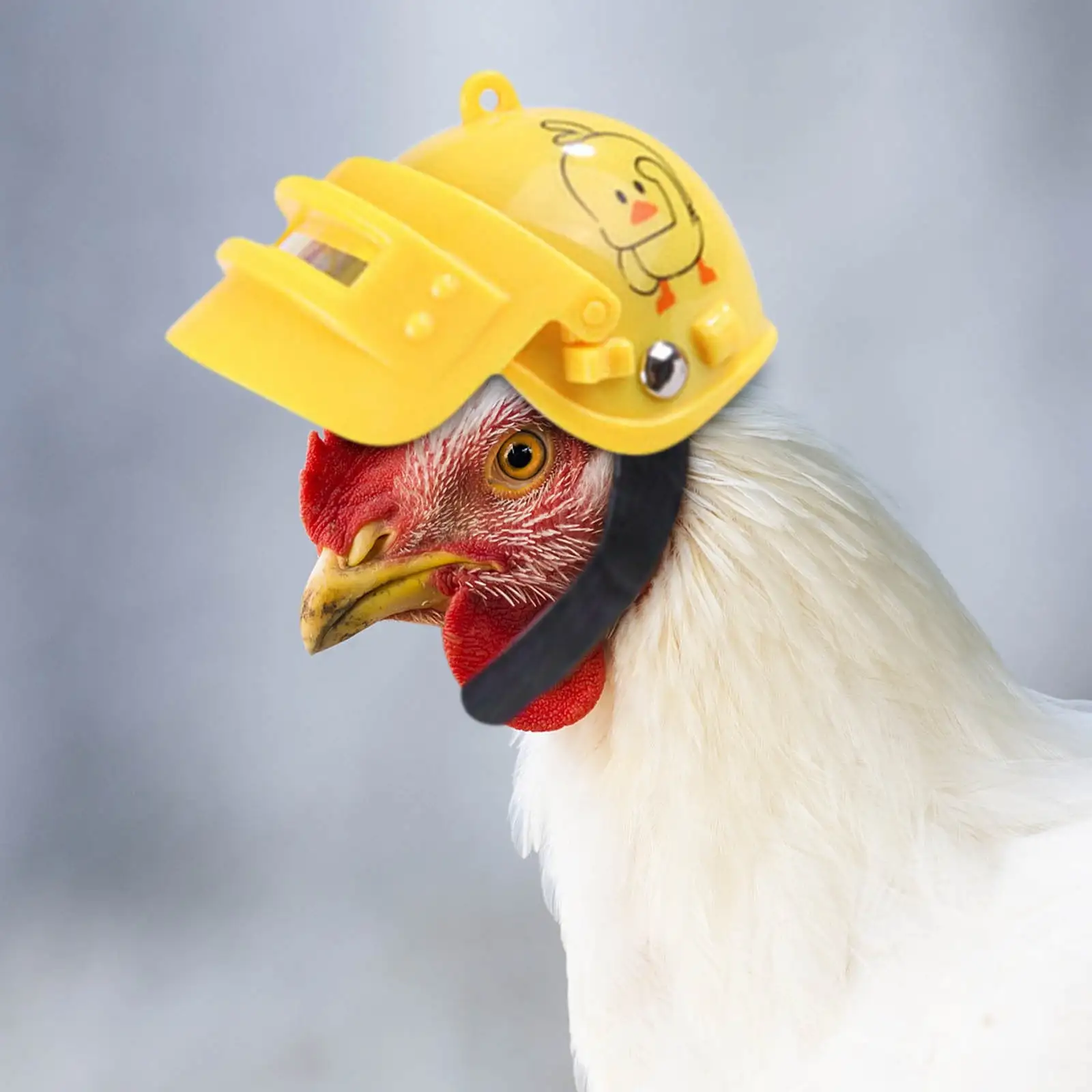 Loyerfyivos Hens Helmet Chicken Helmet Pet Safety Helmet Funny Parrot Helmet Chicken Bird Hat Headwear Small Pet Hard Hat Pet Helmet Costumes Accessories for Chicken Bird Parakeet