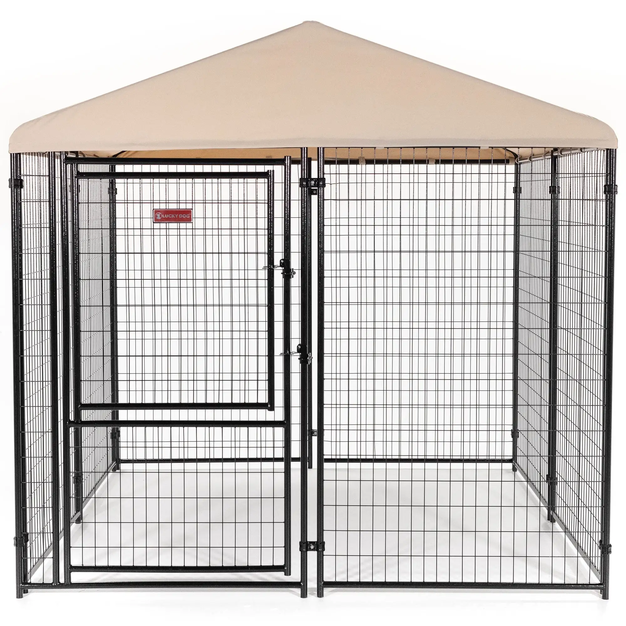 Lucky Dog STAY Series 8 x 8 x 6 Foot Steel Frame Executive Dog Kennel