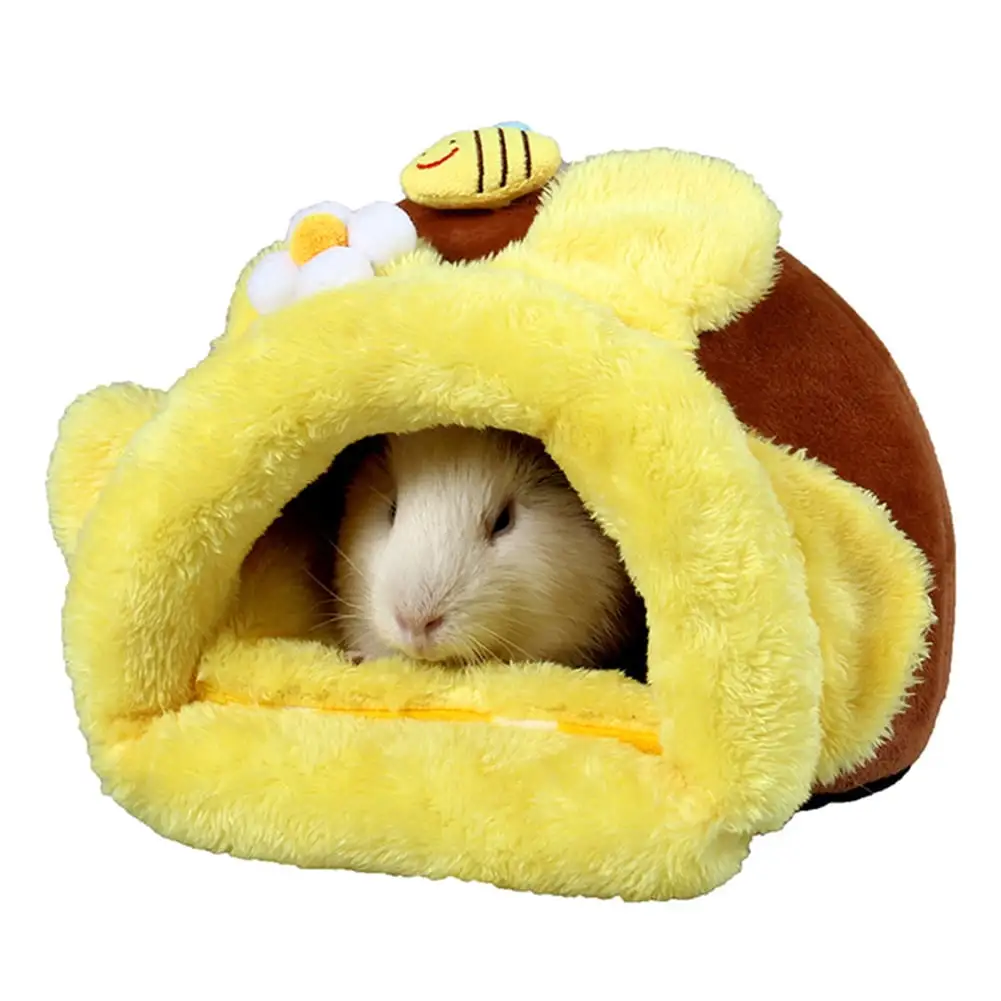 Ludlz Guinea Pig Bed Toy Cage House Accessories Nest Hedgehog Hamster Supplies Sugar Glider Ferret Rat Bed Toy Small pet Animals