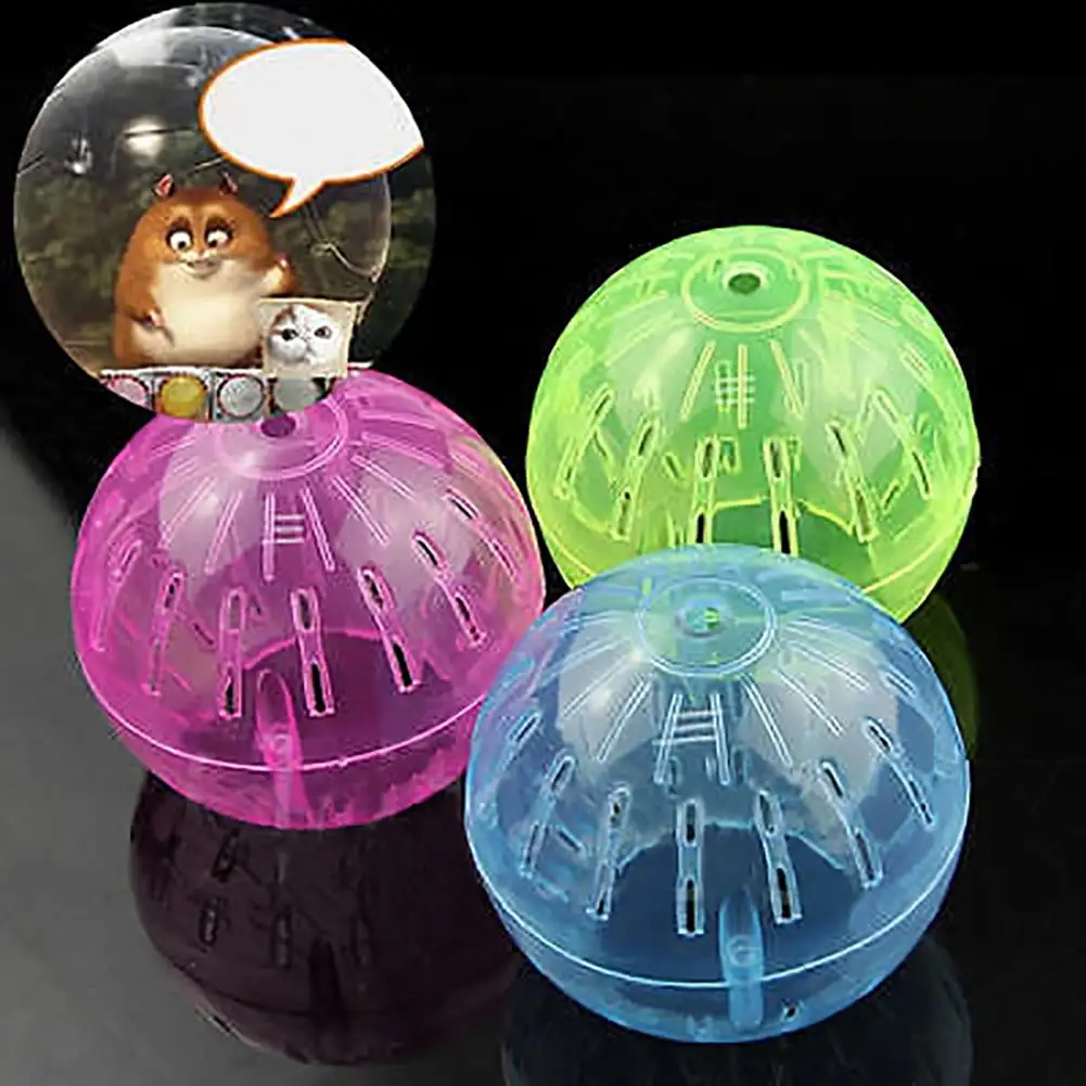 Ludlz Pet Supply Rodent Mice Jogging Hamster Gerbil Rat Toy Plastic Exercise Ball