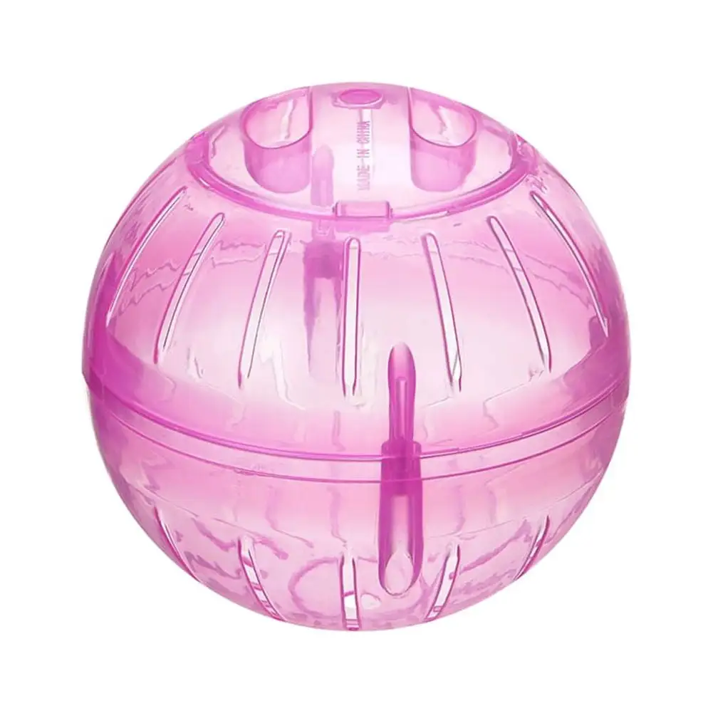 Ludlz Silent Hamster Mini Running Activity Exercise Ball 4 inch Toy Transparent Hamster Ball Dog Special Toy Ball Small Animals Cage Accessories