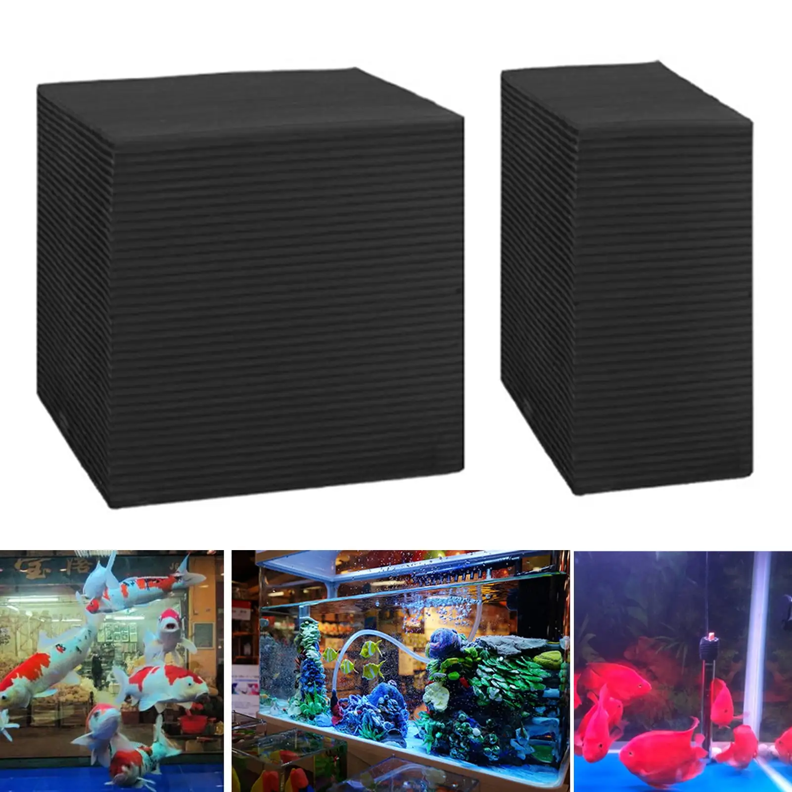 Ludlz Water Purifier Cube. Fish Water Pet’s Filters. Ultra Strong Filtration and Absorption Material. for Aquarium.Ponds.Water Tank Water Purification