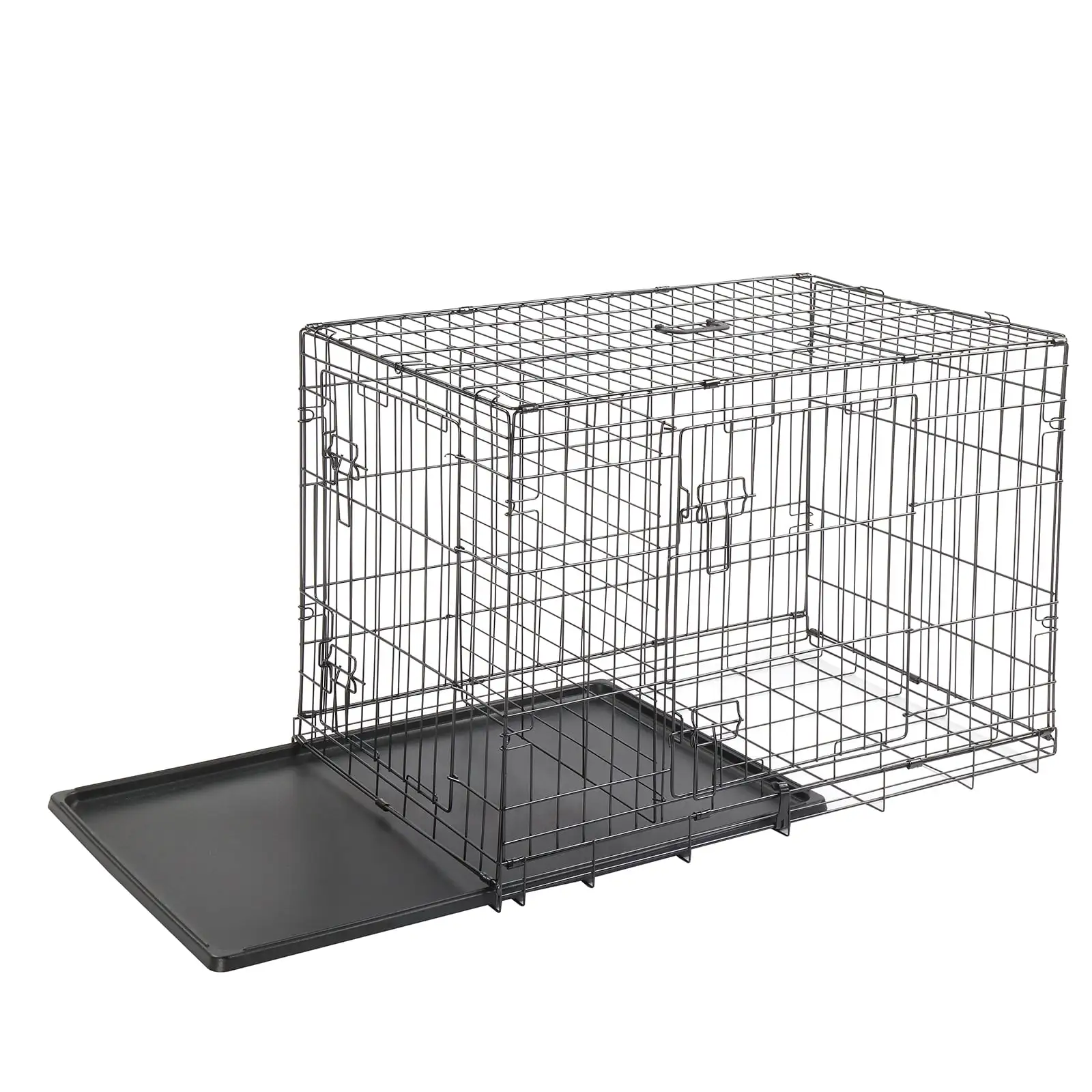 Mairbeon 36 Pet Kennel Cat Dog Folding Steel Crate Animal Playpen Wire Metal