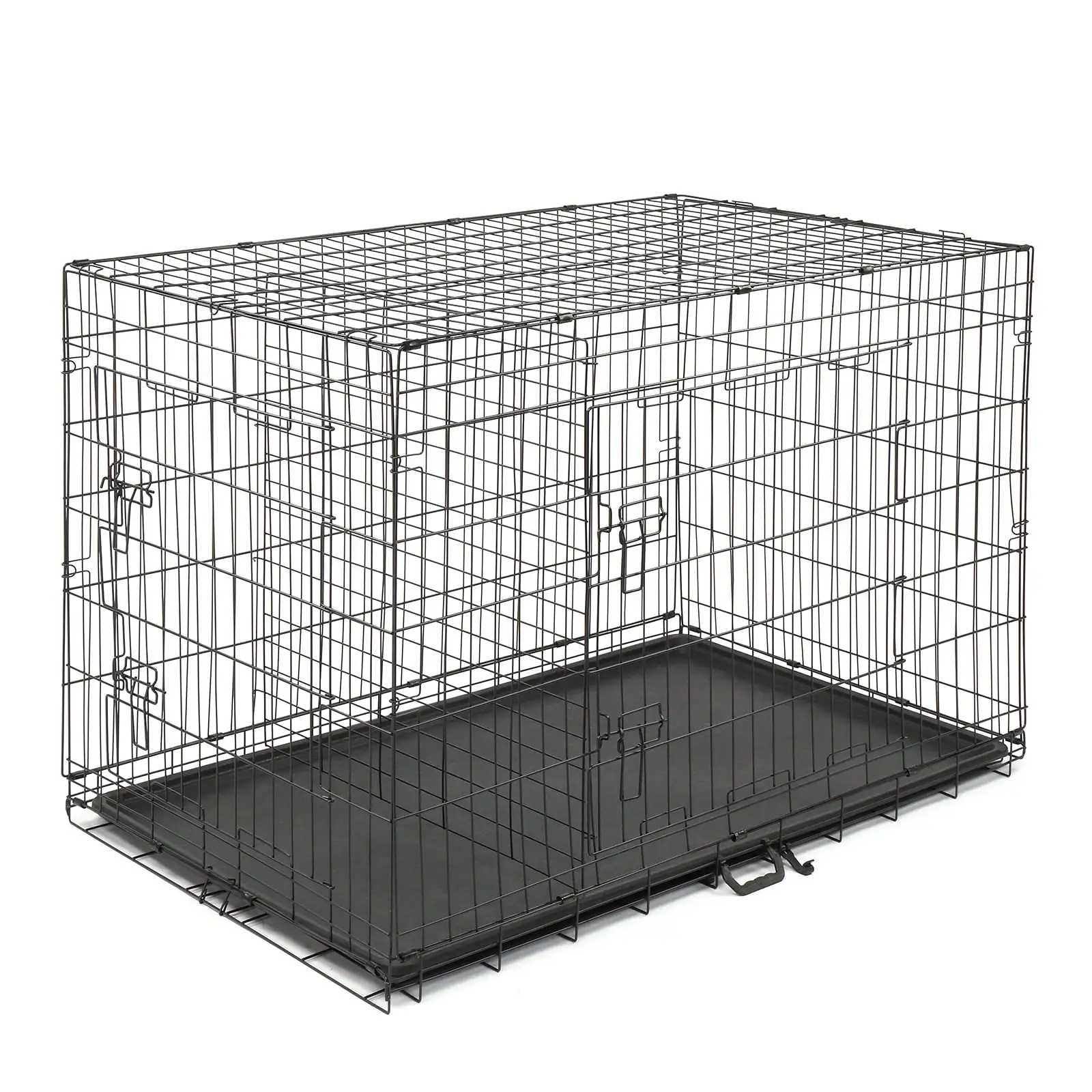 Mairbeon 48 Pet Kennel Cat Dog Folding Steel Crate Animal Playpen Wire Metal