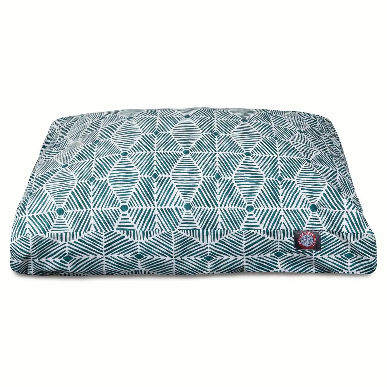 Majestic Pet | Charlie Rectangle Pet Bed For Dogs. Removable Cover. Emerald. Small