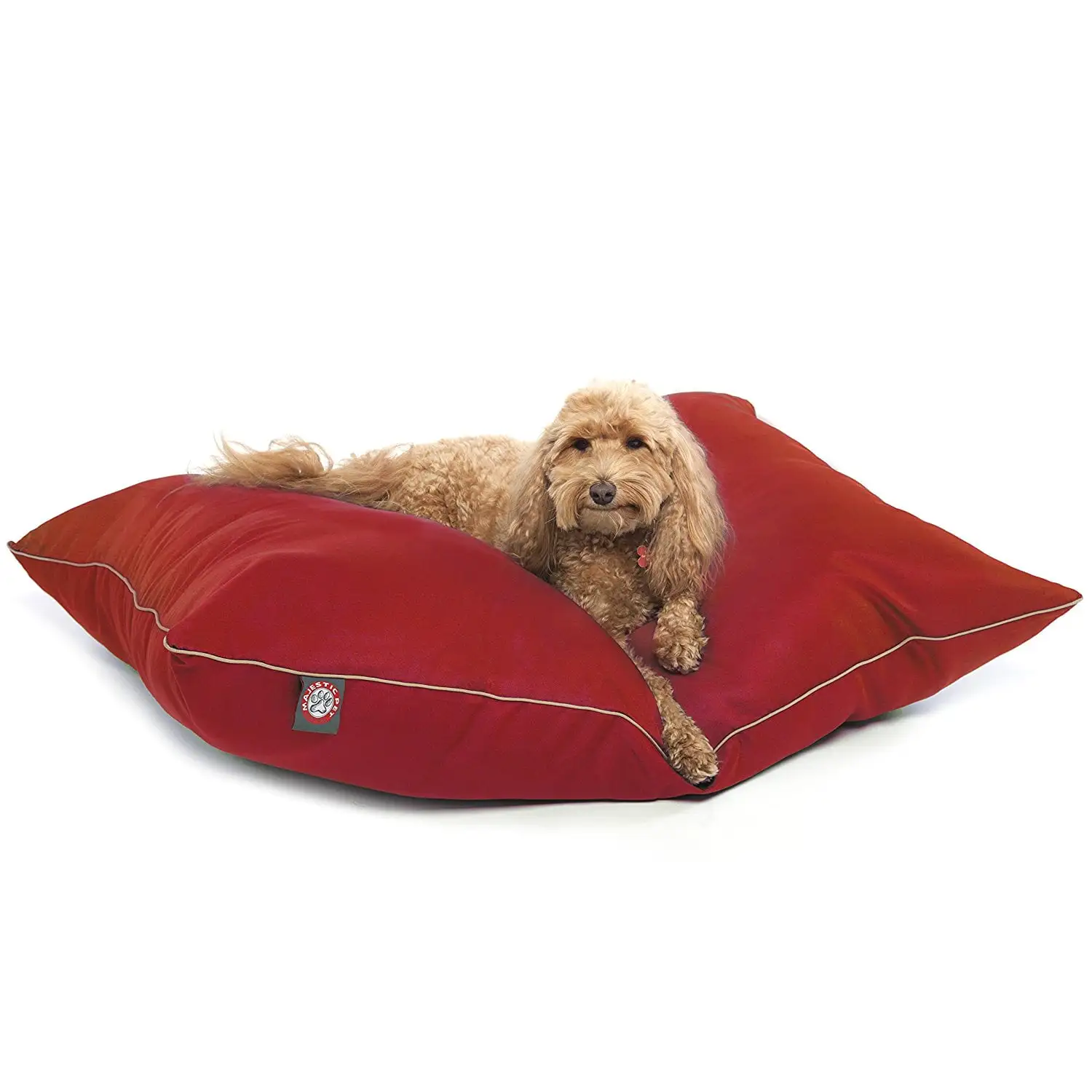 Majestic Pet Super Value Machine Washable Dog Bed. Medium. Red