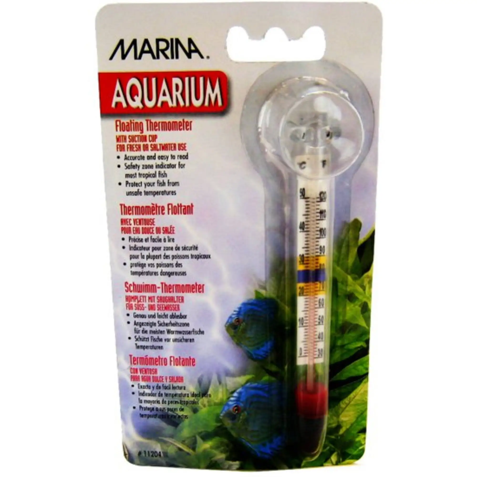 Marina Large Floating Aquarium Thermometer