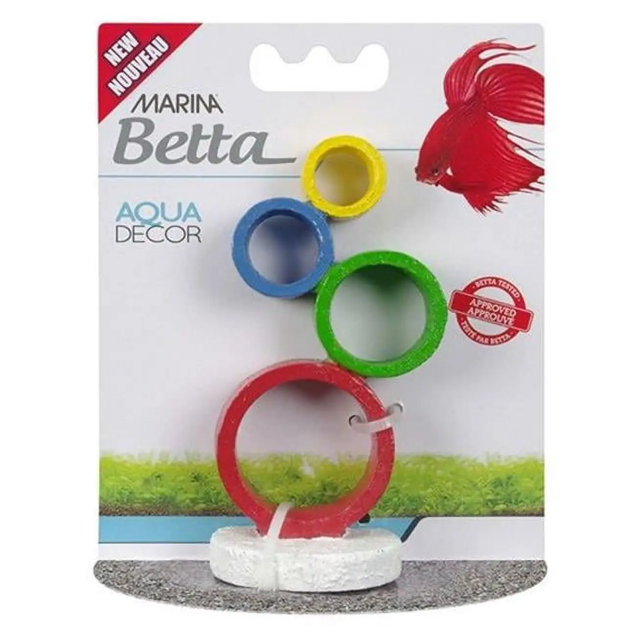 Marina XA12233 Betta Aqua Decor - Circus Rings