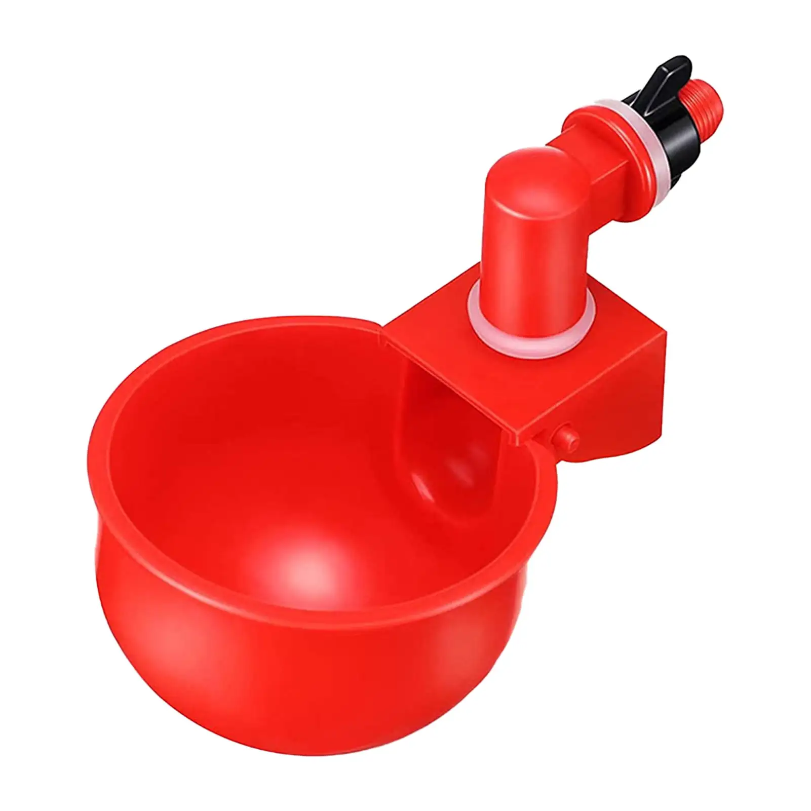 Mdesiwst Automatic Easy Install Chicken Waterer Plastic Practical Food-grade Chicken Feeder for Home