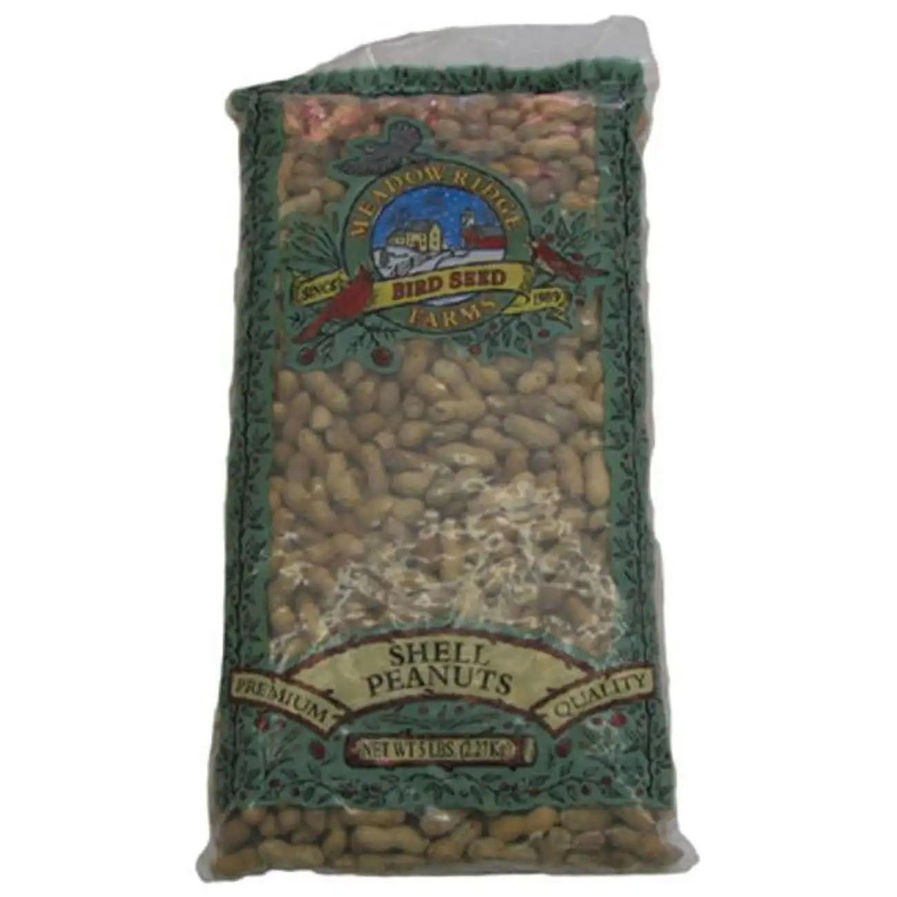 Meadow Ridge Farms B201205 Wild Bird Food. Peanuts. 5 Lbs. - Quantity 1