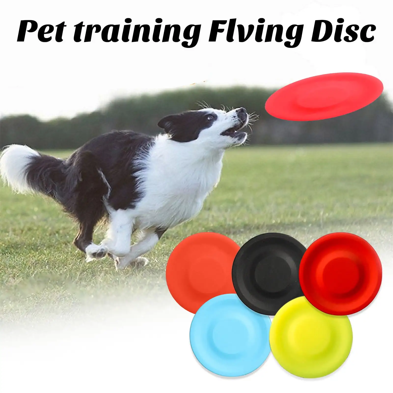 Meijuhuga Flying Discs Toy Durable Mini Compact Anti-Scratch Bite Resistant Toy for Kids Dogs Outdoor Sports Training Toy