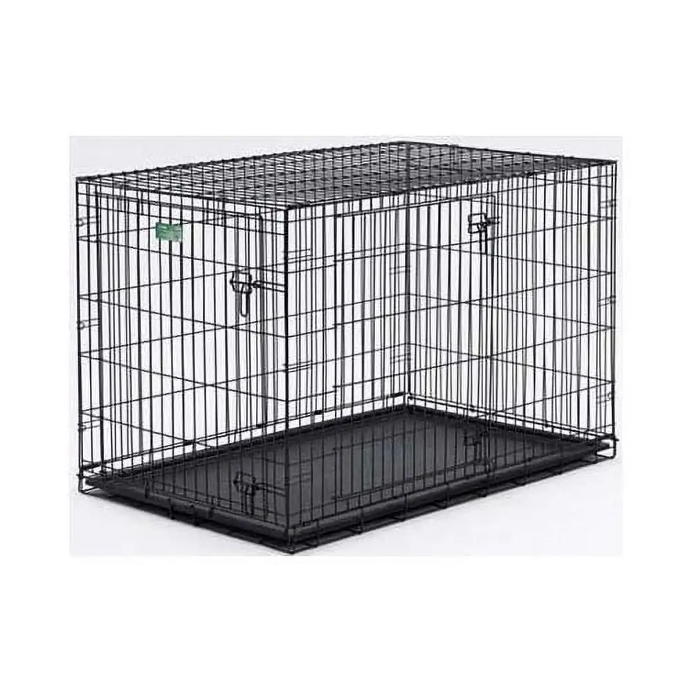 MidWest Homes For Pets Dog Double Door i-Crate Black 24 x 18 x 19