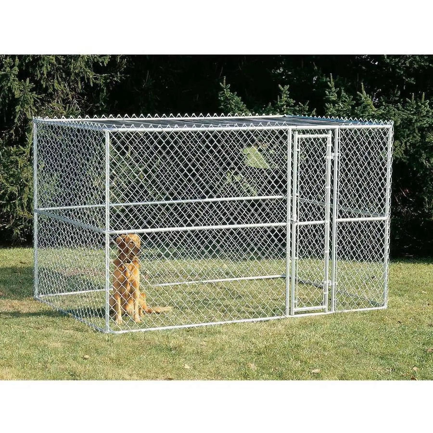 MidWest K9 Dog Kennel. Includes Sunscreen Cover. 10 x 6 x 6 feet