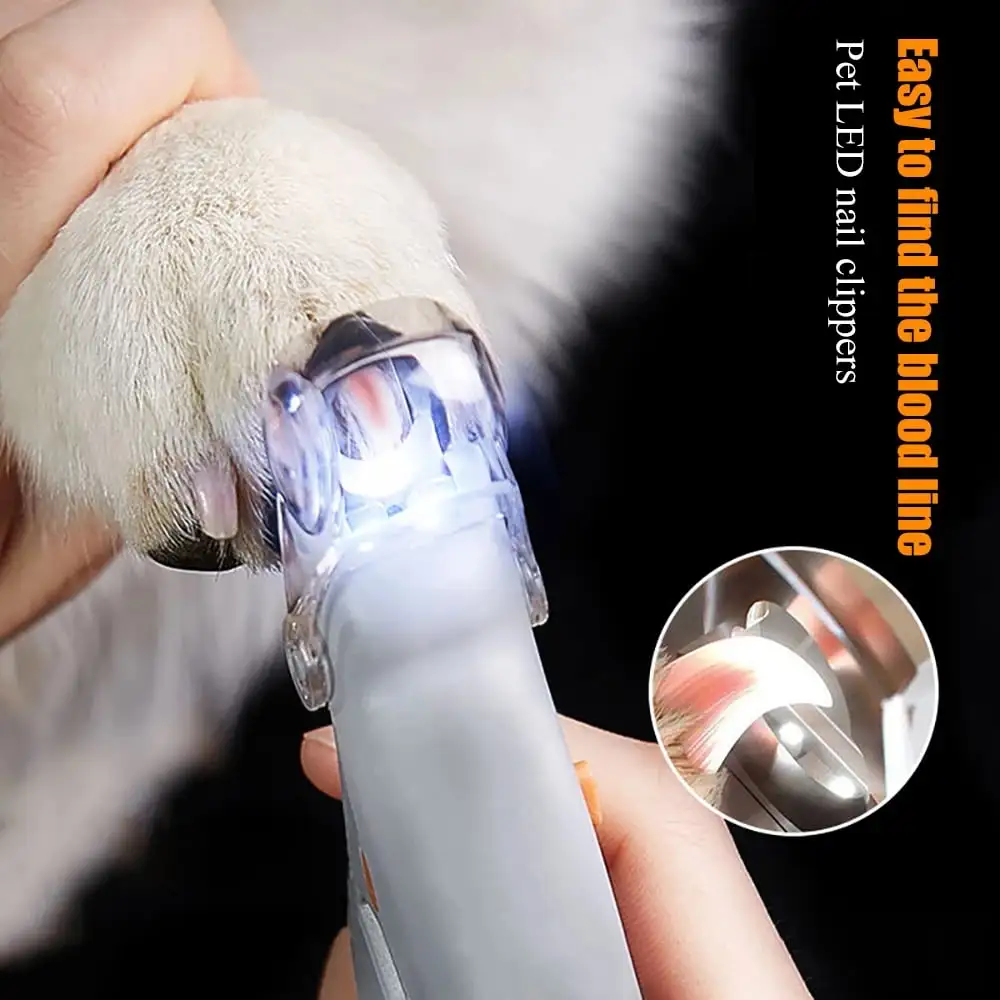 Minicloss Professional Dog Nail Clippers With Led Light