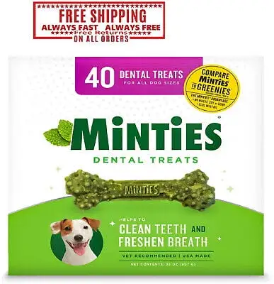 Minties Dental Dog Treats (40 ct.)