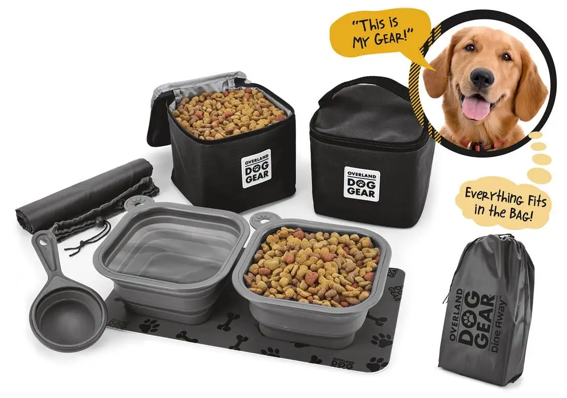 Mobile Dog Gear Dine Away Bag. Medium/Large. Black