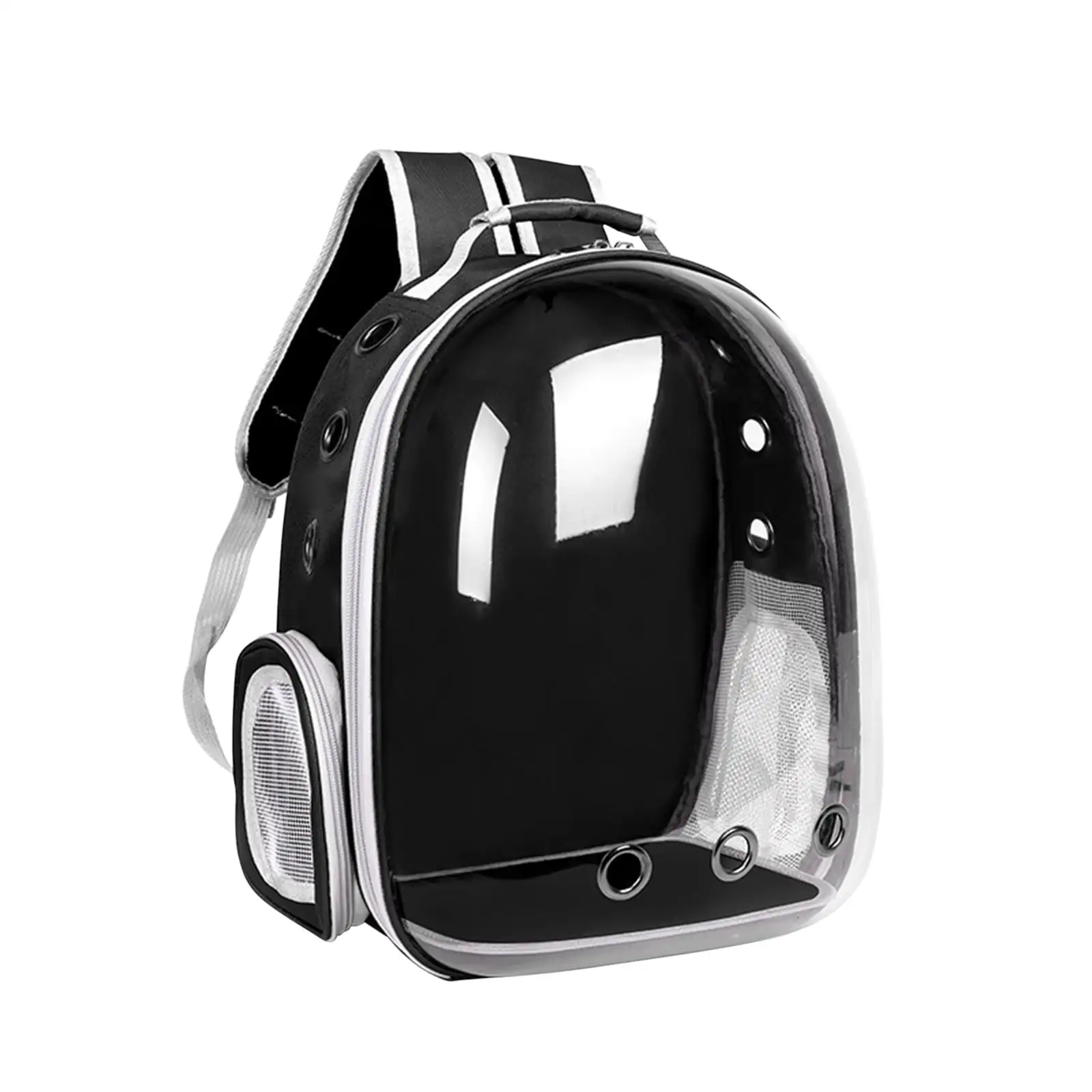 Moocorvic Expandable Space Capsule Pet Carrier Backpack for Small Cats Puppies Dogs Bunny.Transparent Backpack for Travel. Hiking and Outdoor Use