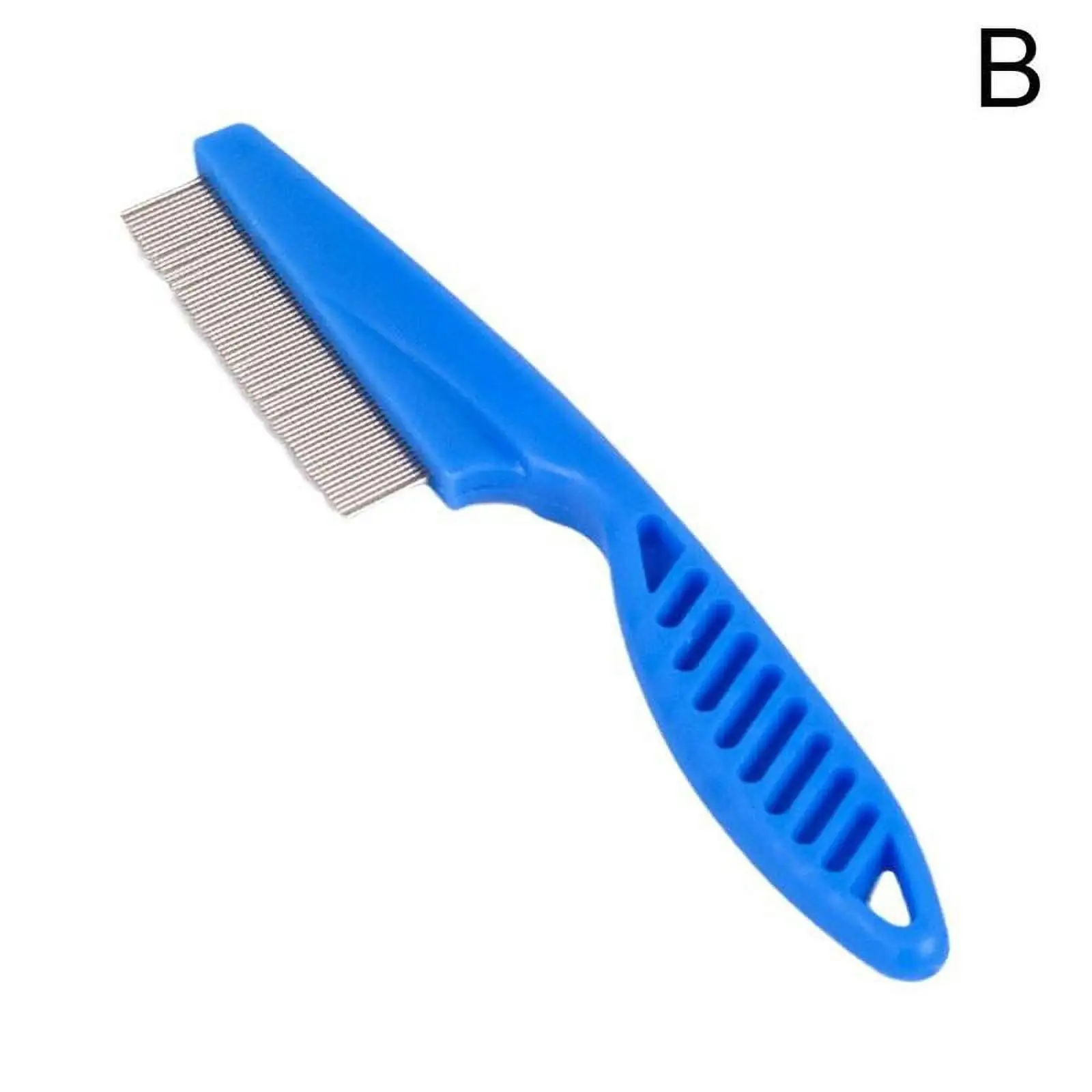 Mult-color Pet Narrow Tooth Comb Nit Lice Flea Flat Brush Cootie Delousing Rid For Cats Combs Pet Dogs O7R8 Close-tooth Dandruff T4V0