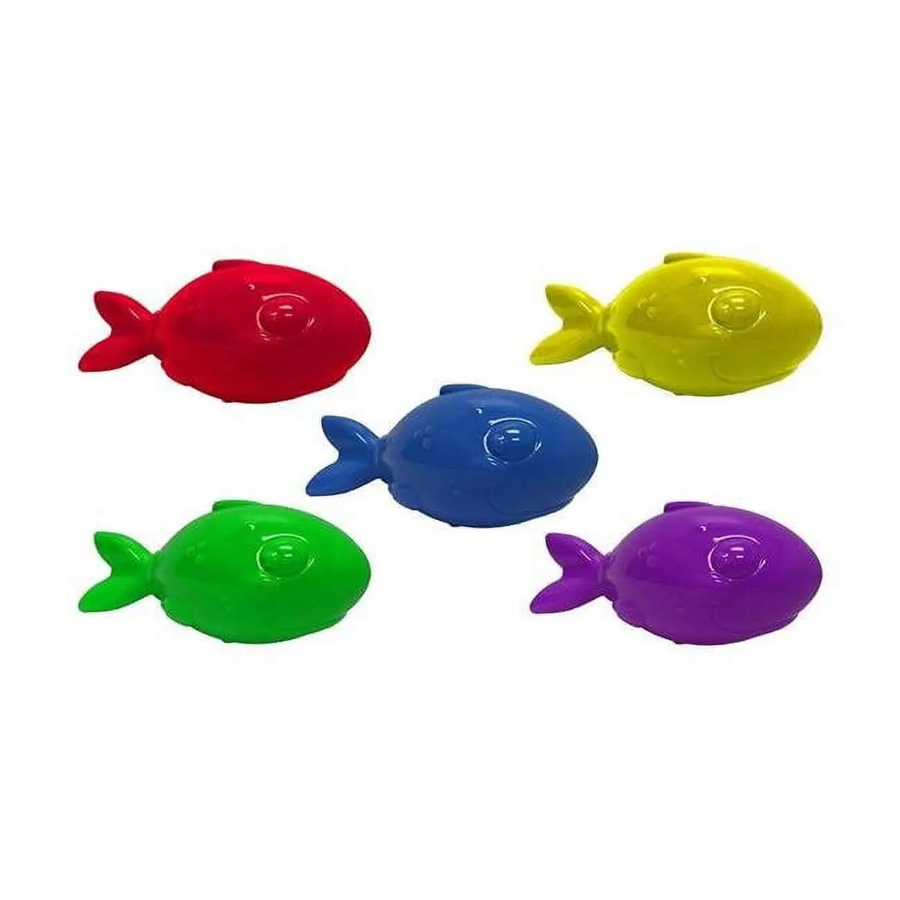 Multipet Lobberz Fish Squeak Throw Float Fetch Toy. Assorted. 1 Each/7 in