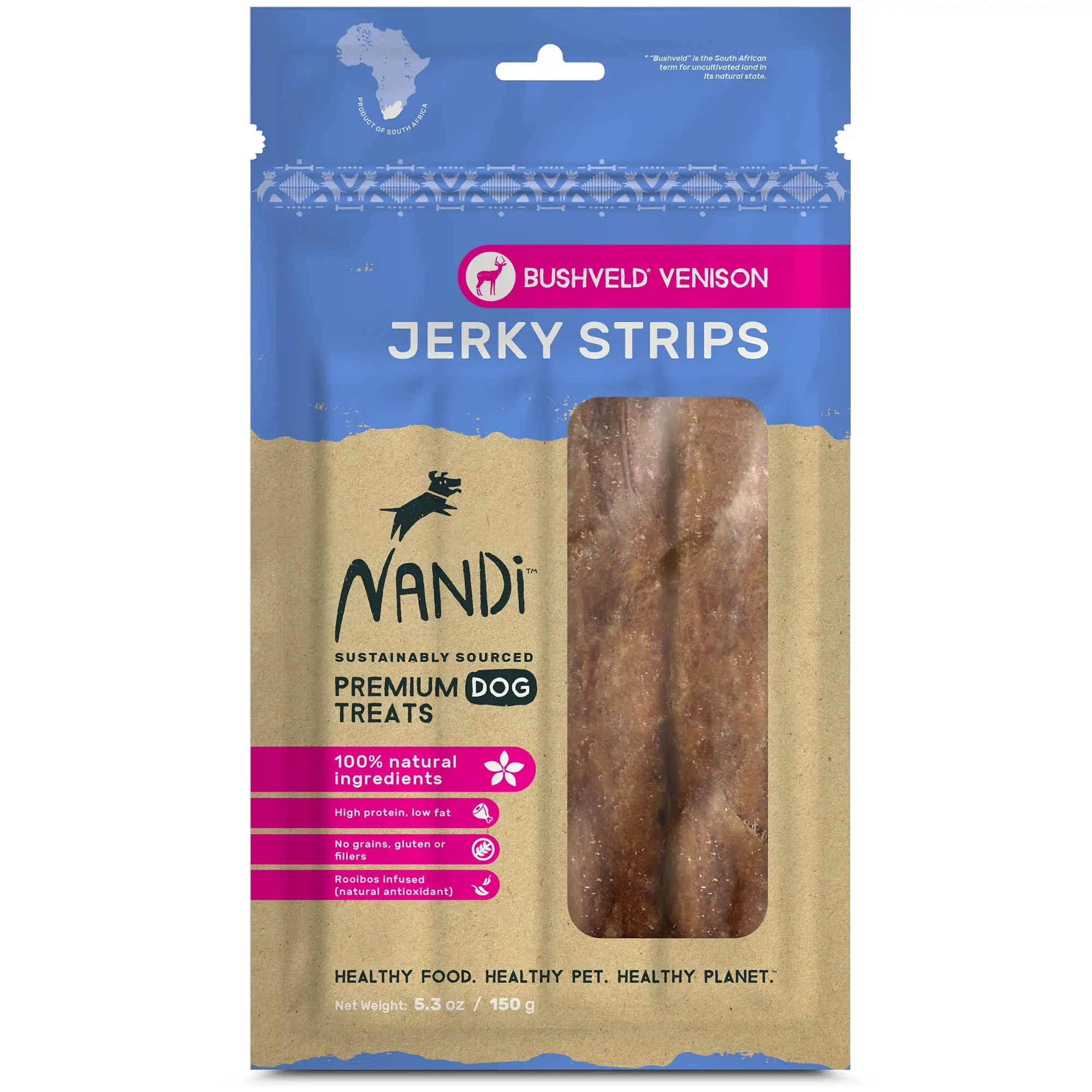 Nandi Bushveld Venison Freeze-Dried Meat