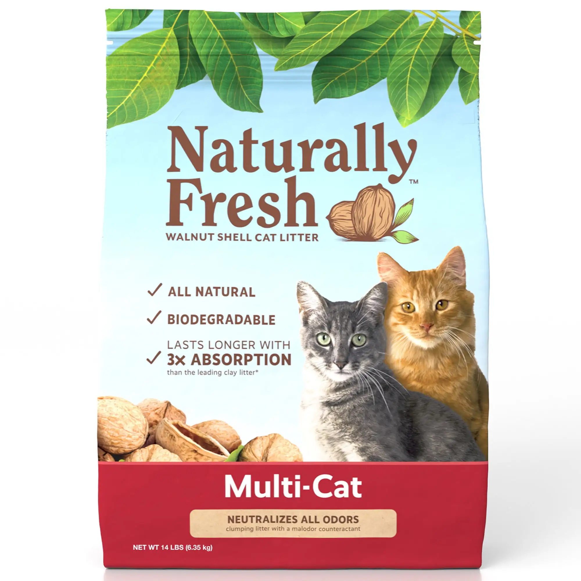 Natural Fresh? New! Improved Multi-Cat Litter 14 lb. Bag