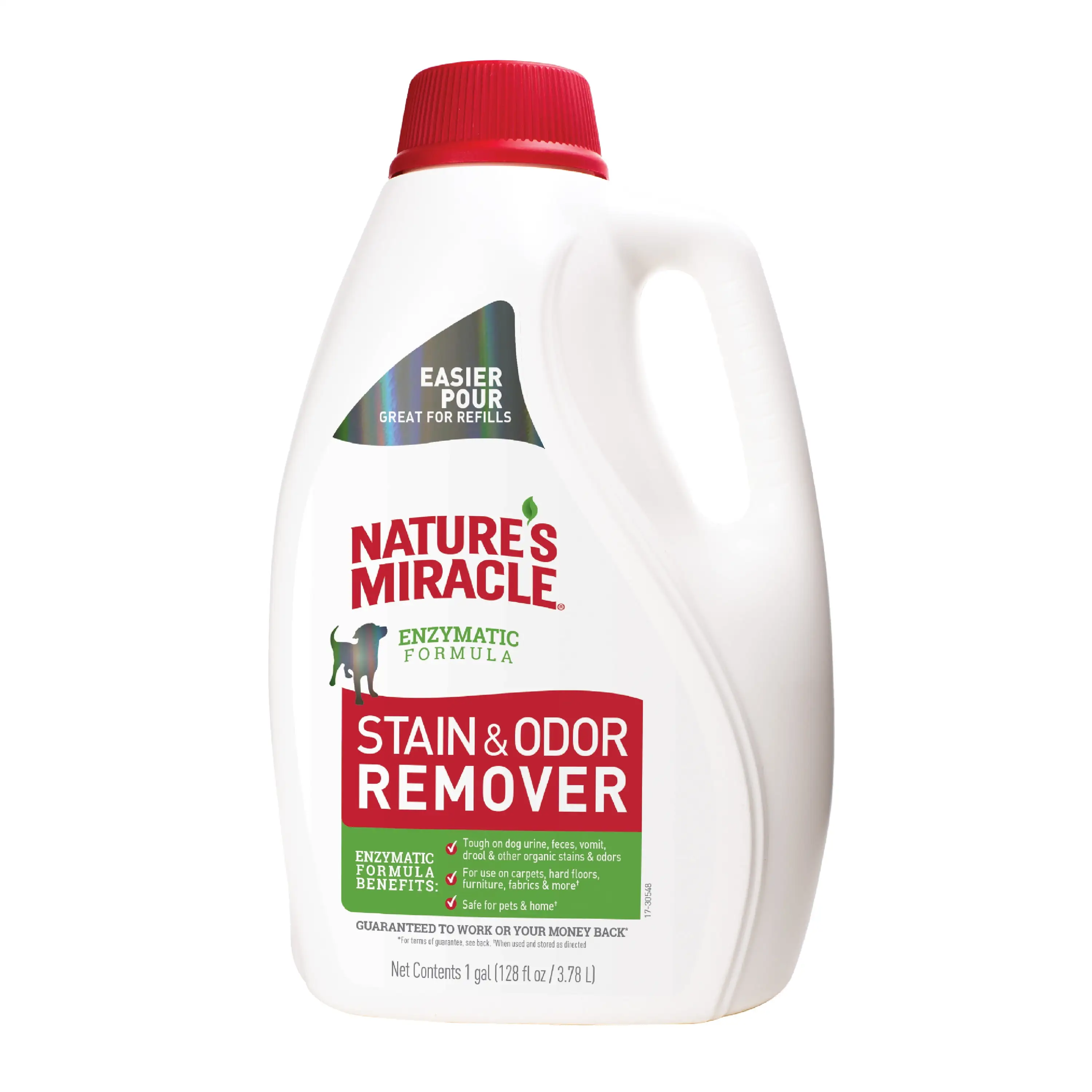 Nature's Miracle Dog Stain and Odor Remover for Carpet. Hard Floors. Fabric and Furniture. 1 gal.