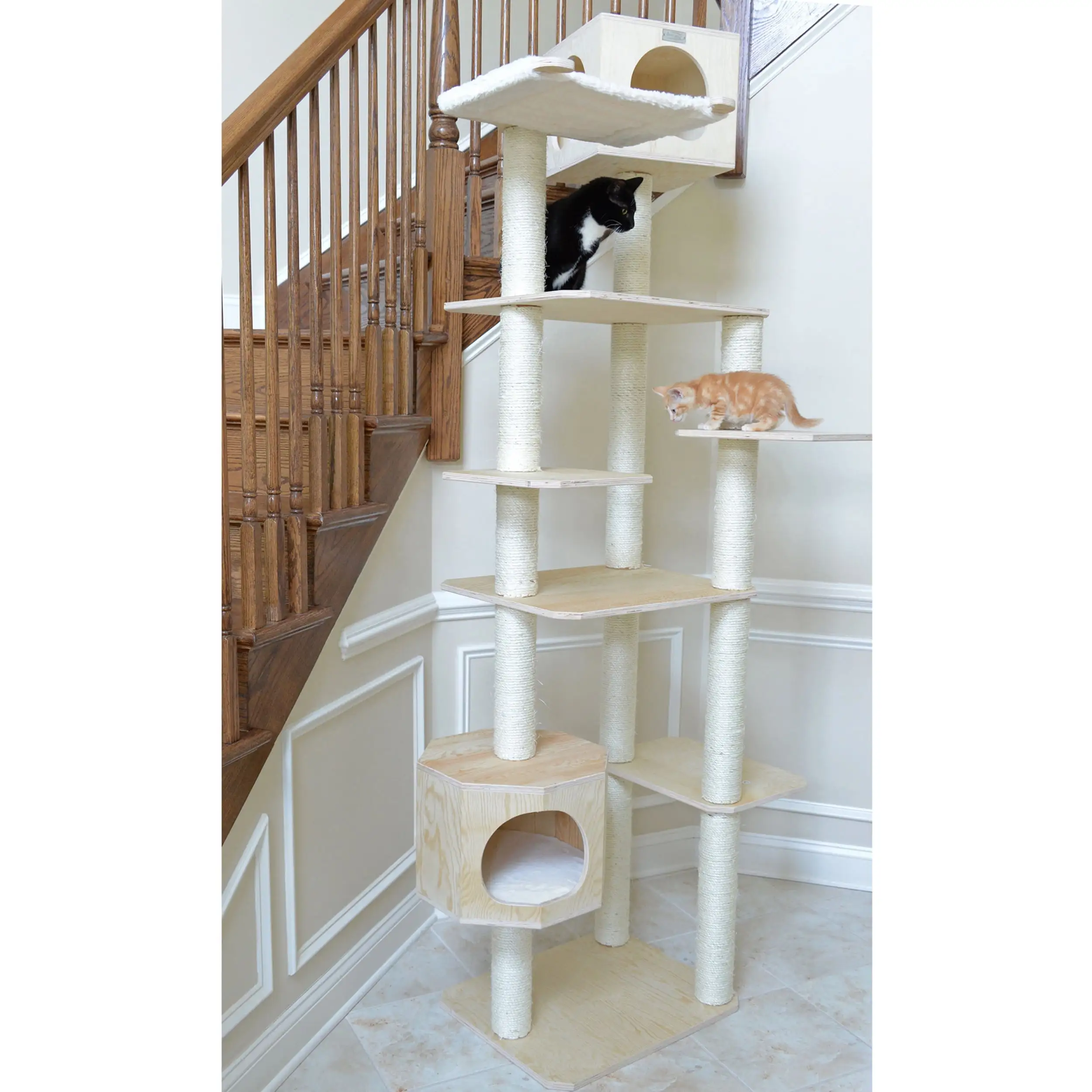 New Design Armarkat 89 Solid Wood Cat Tree Condo Furniture S8902