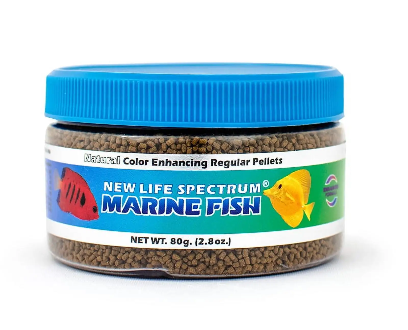 New Life Spectrum Marine Fish Food Pellets. Regular (1-1.5mm). 2.8 oz