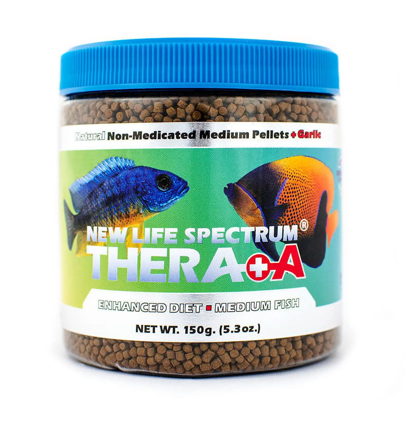 New Life Spectrum Thera A Enhanced Diet Fish Food Pellets. Medium (2-2.5mm). 5.3 oz